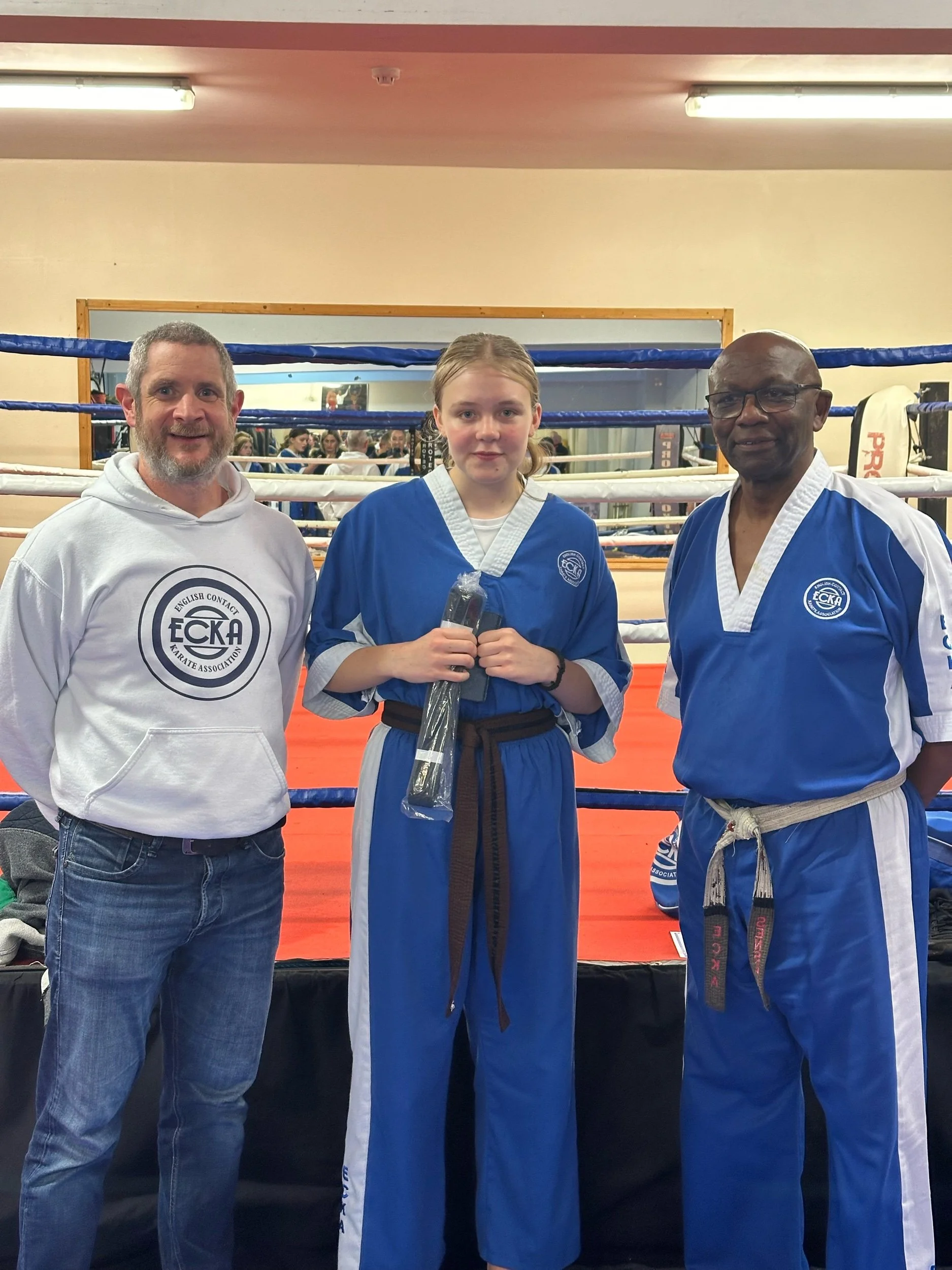 Hollie passes black belt