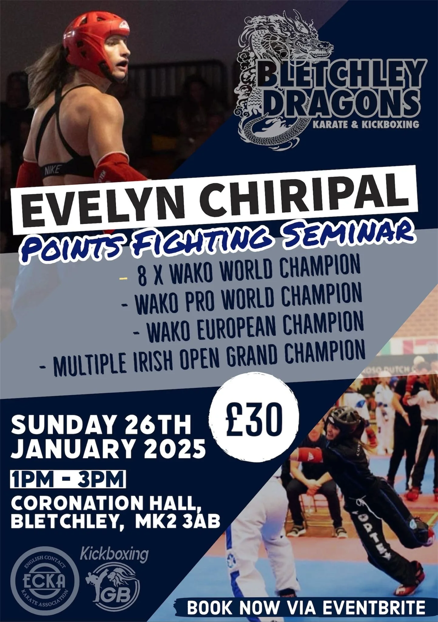 Evelyn Chiripal Points Fighting Seminar