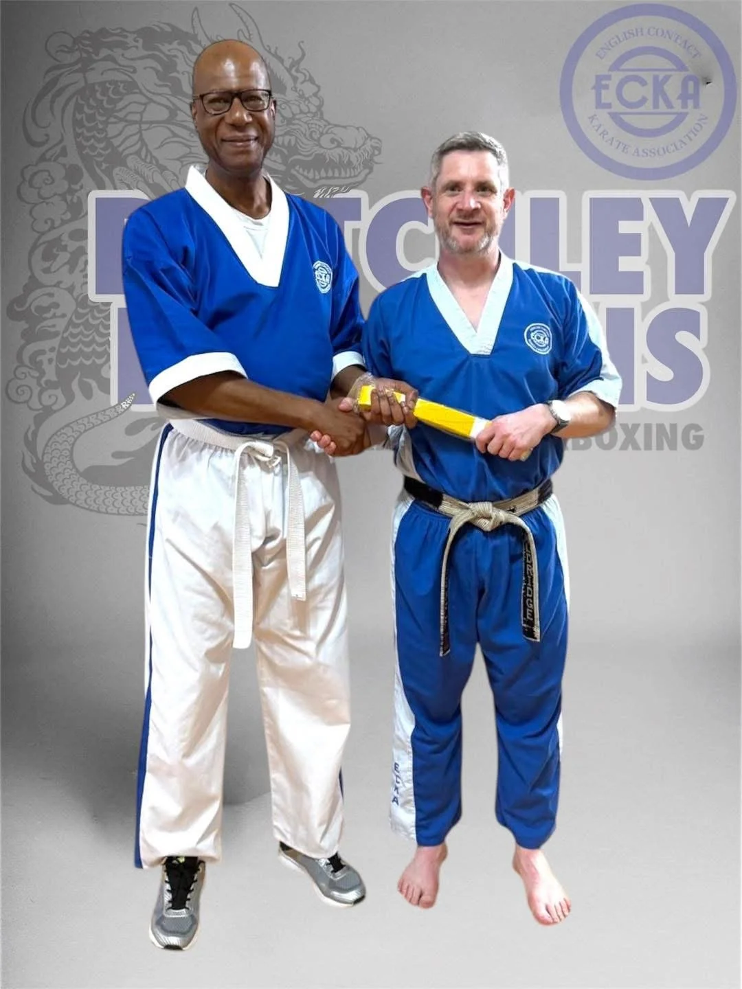 Brian earns yellow belt