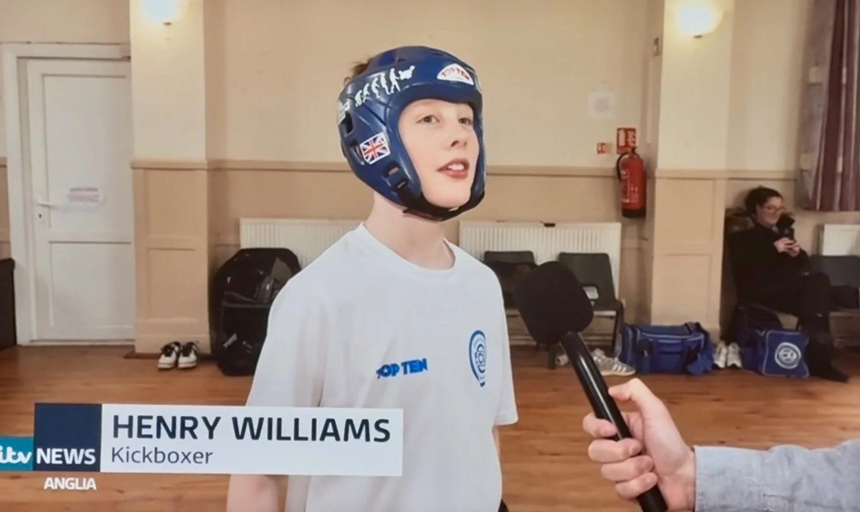 Henry makes the ITV news! 