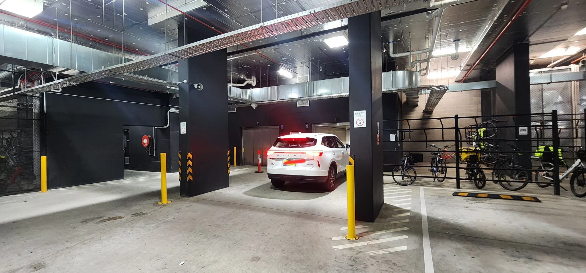 Car Park Entrance Lift Waiting Area