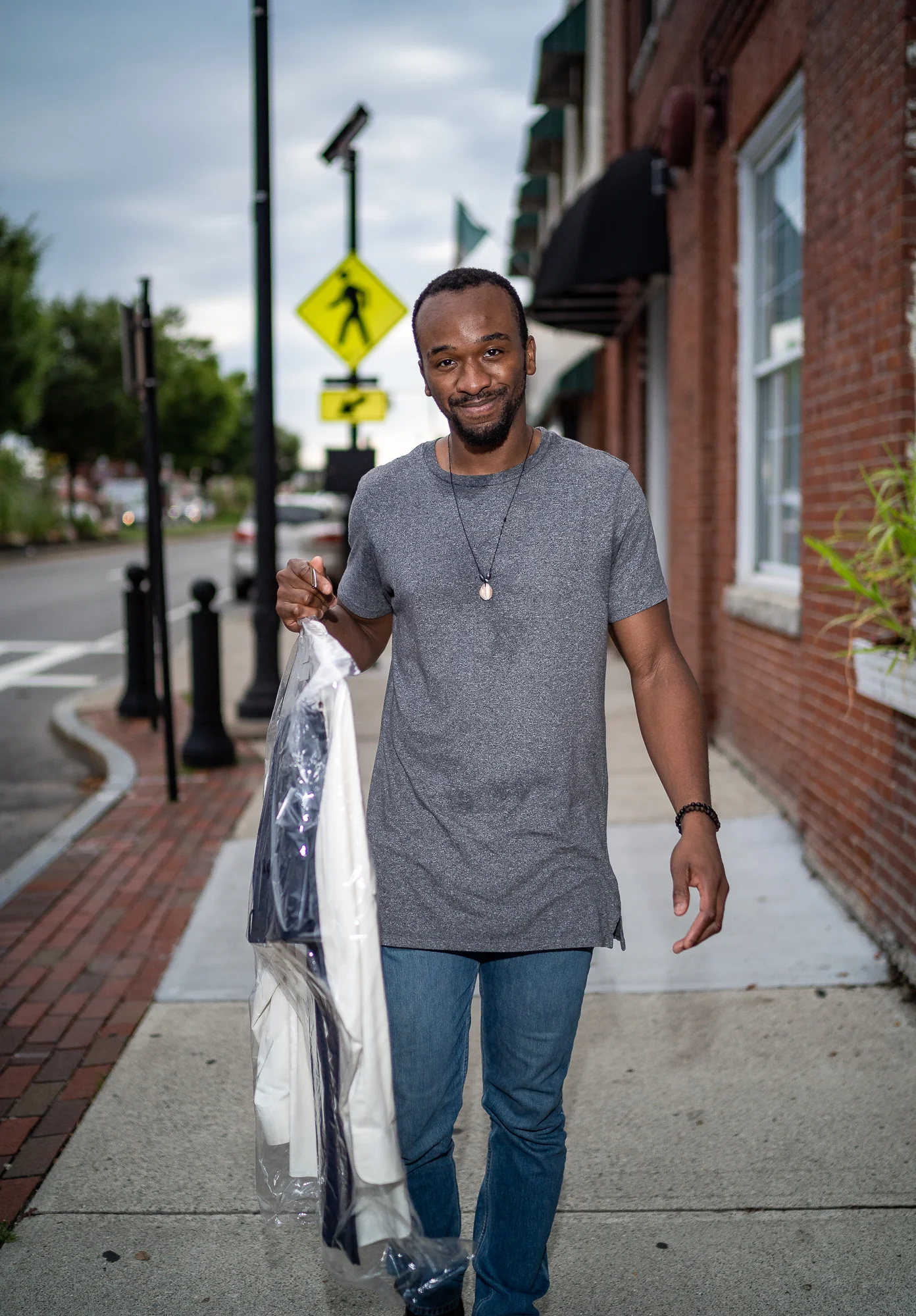 Justice, Resident at UMass Medical School, Shrewsbury Street, September, 2018.