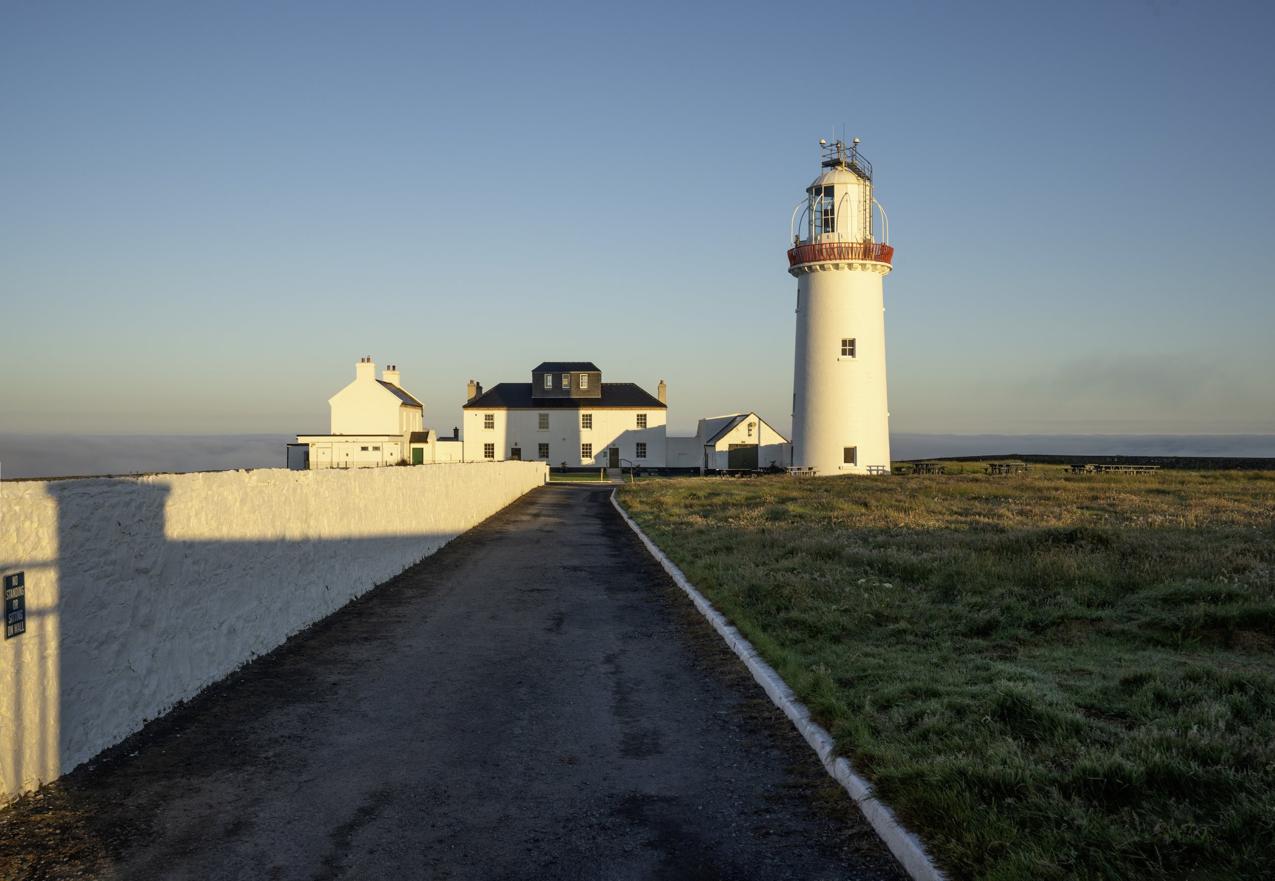 Loop Head Lighthouse in evening sun