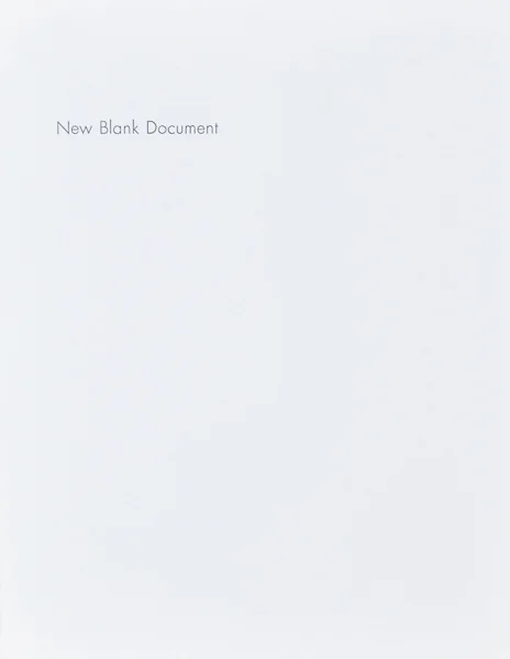 New Blank Document, 2012