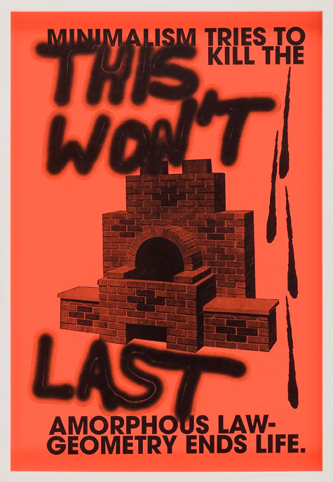 Anti-Print Poster (in three parts), 2007