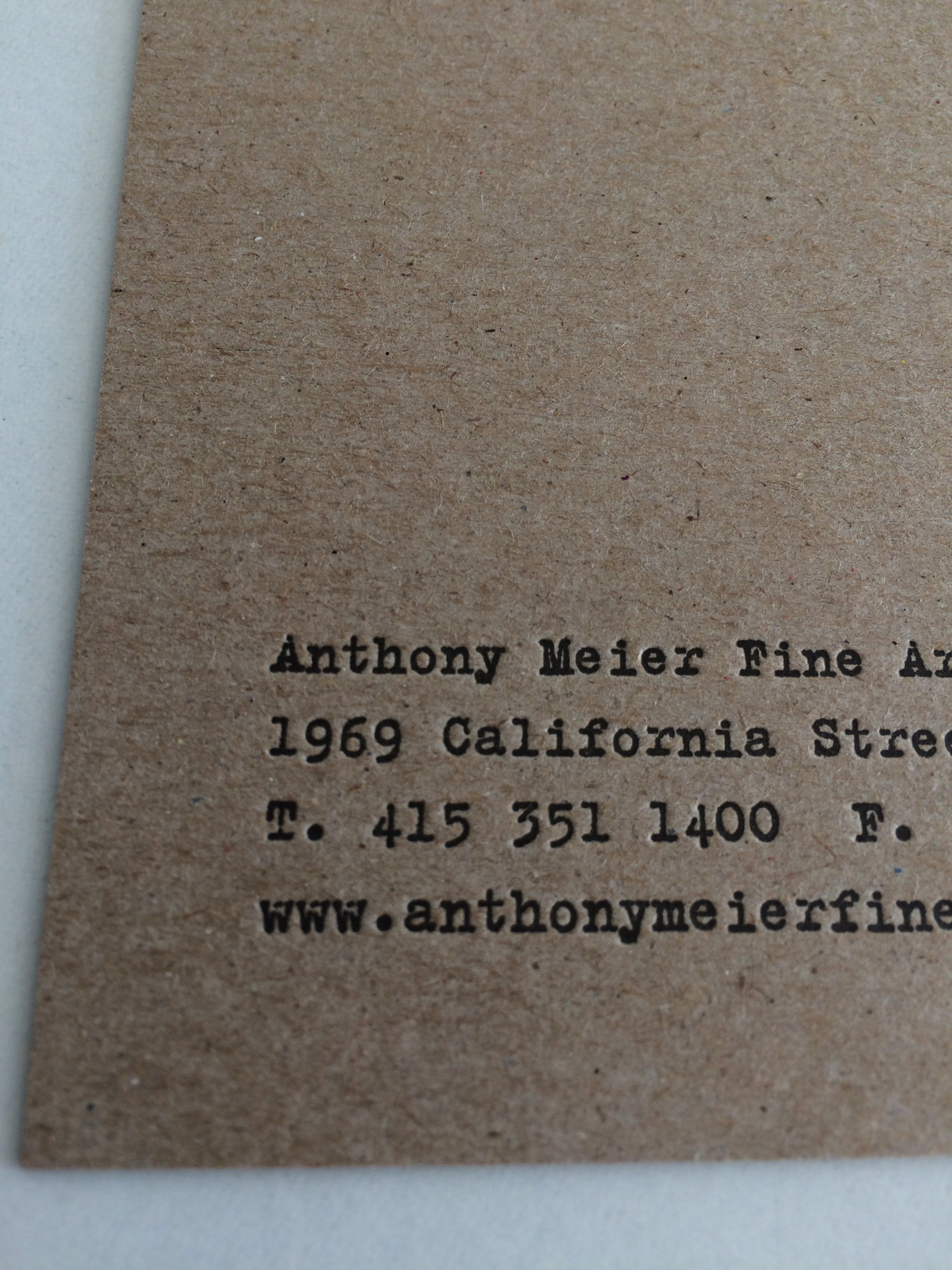 Gallery Announcement (detail)