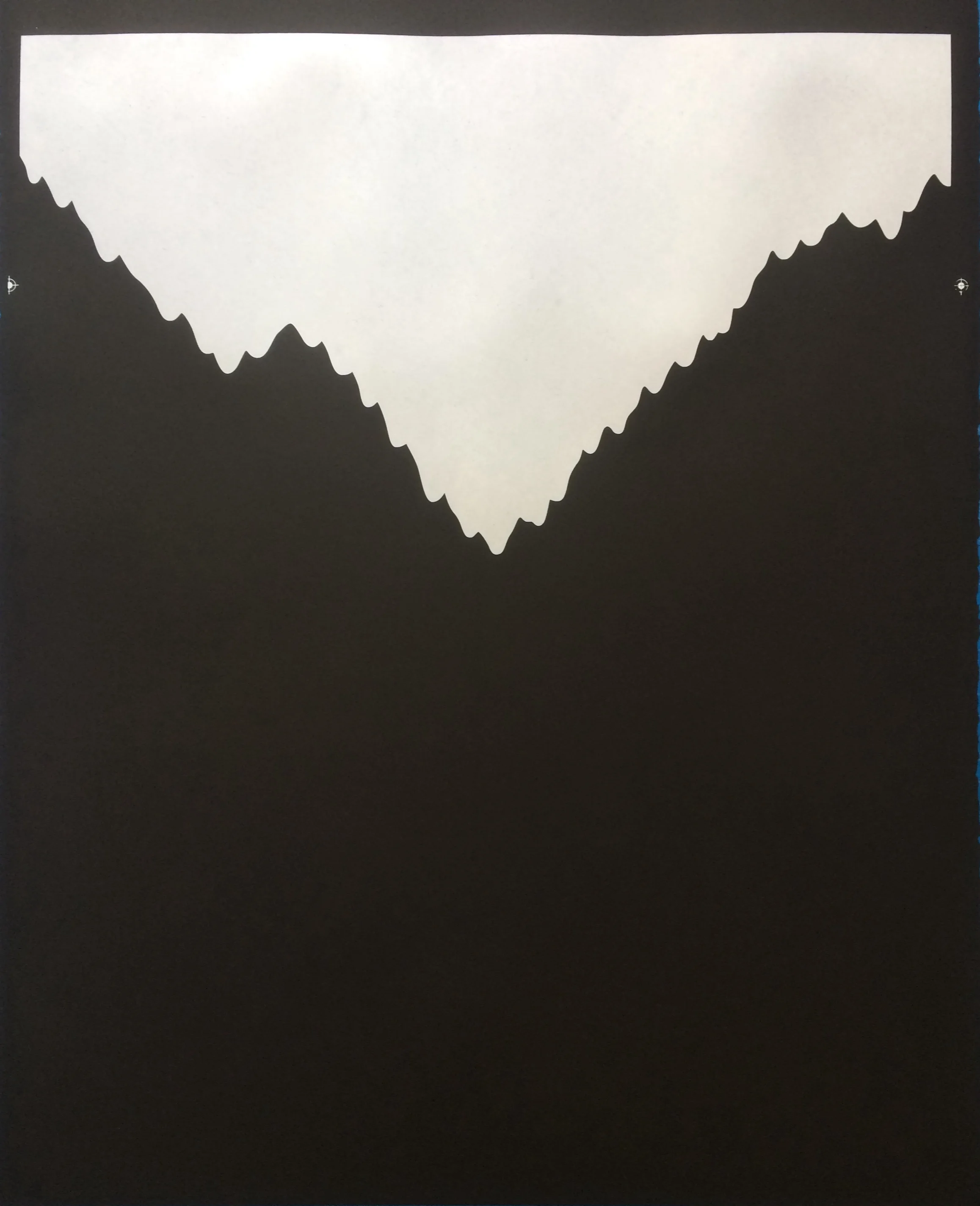 Stage 1 of the silkscreen print