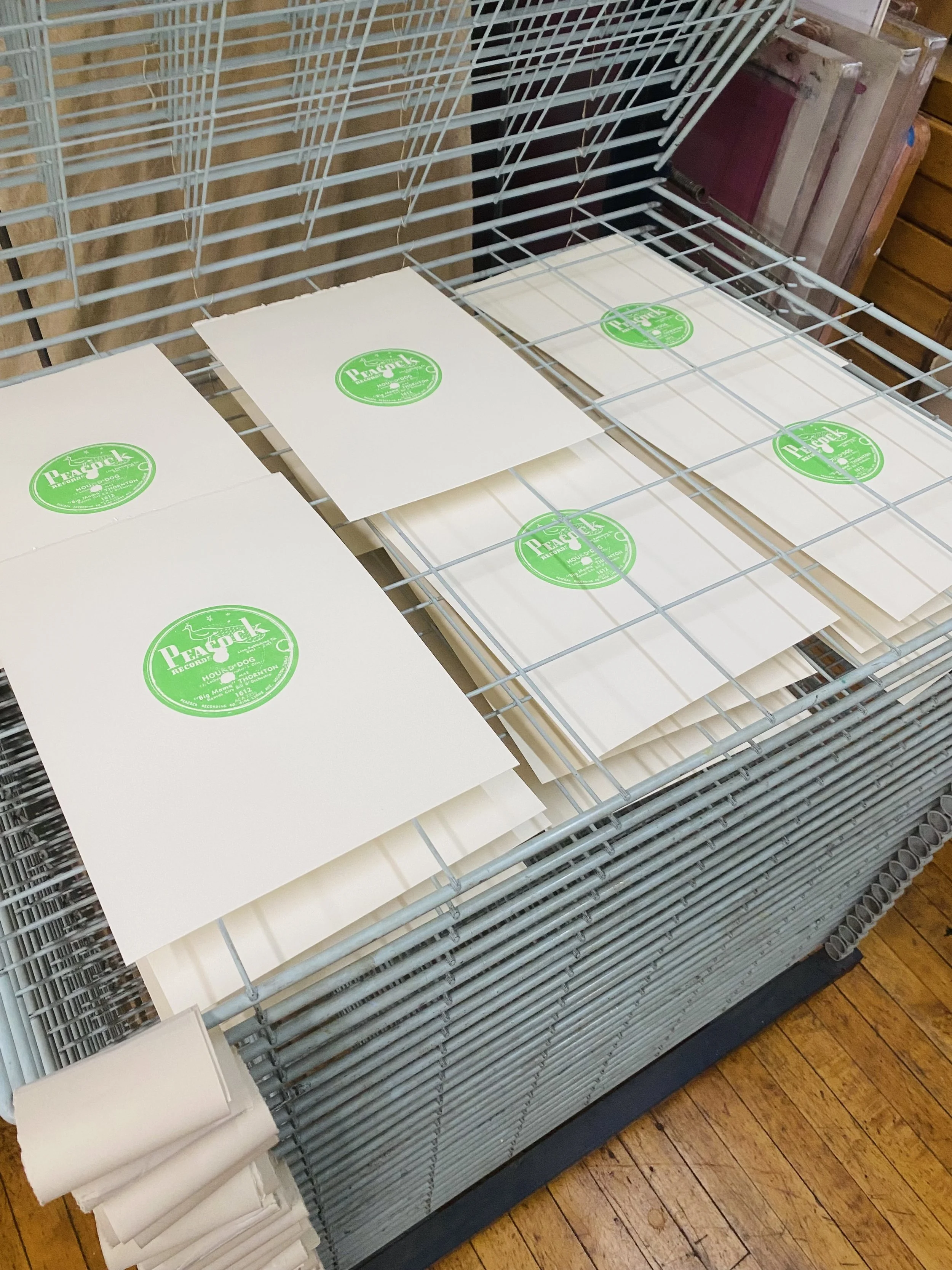  Silkscreen and Letterpress edition from 2022. 