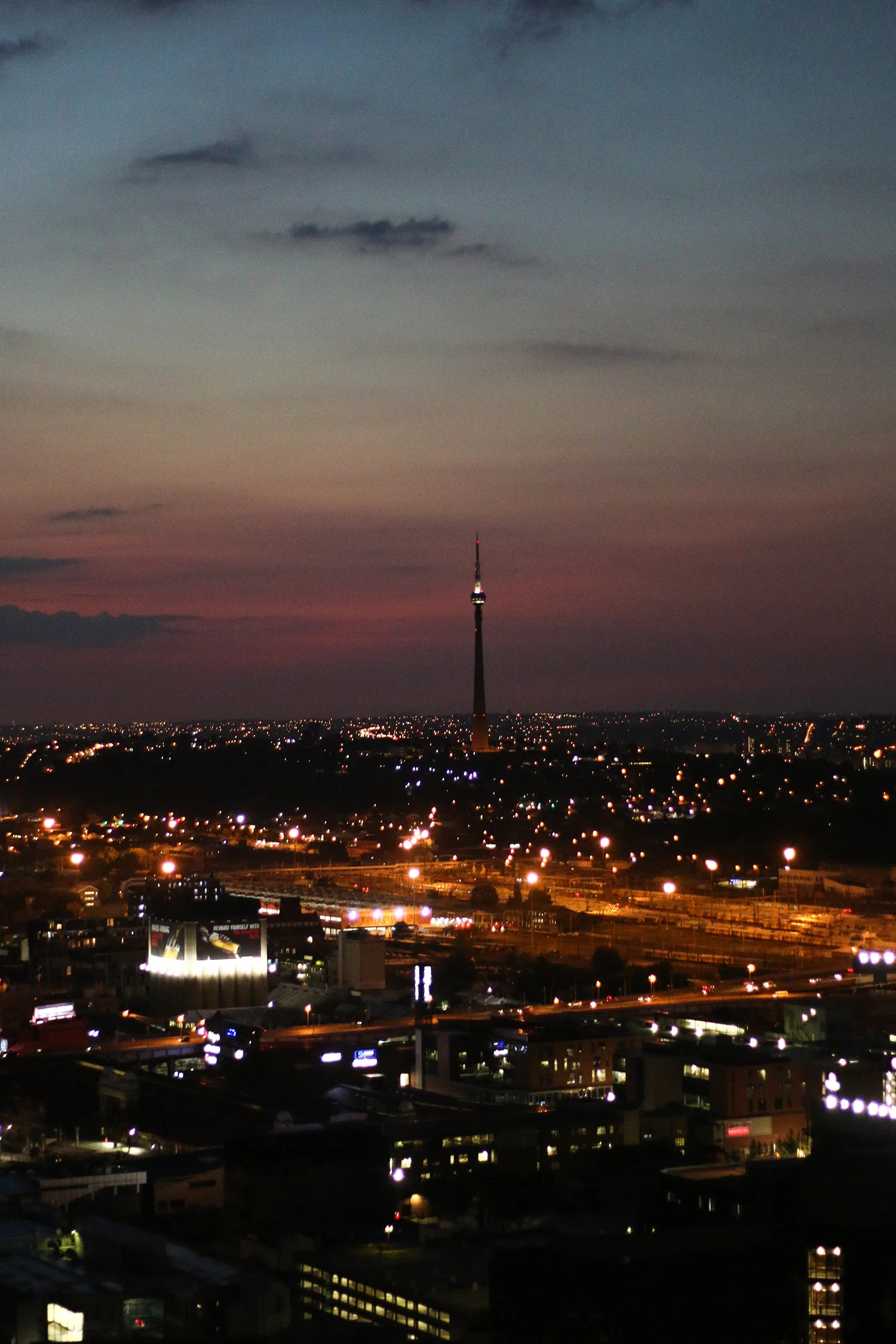 Purple sky