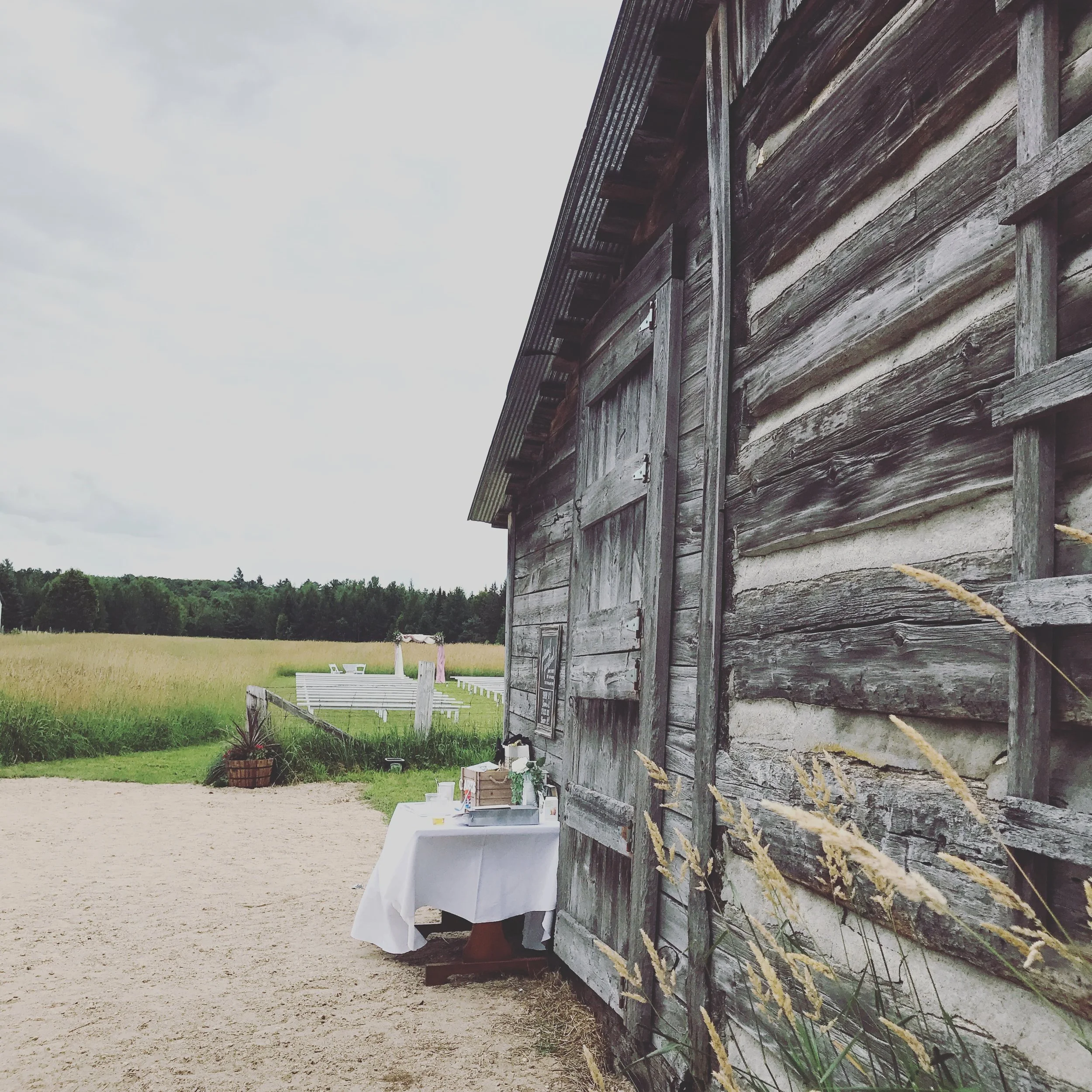 Beautiful family farm for the perfect wedding setting.