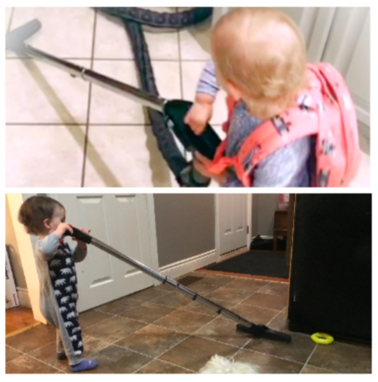 By no means do we believe in child labour, they are just keen learners!