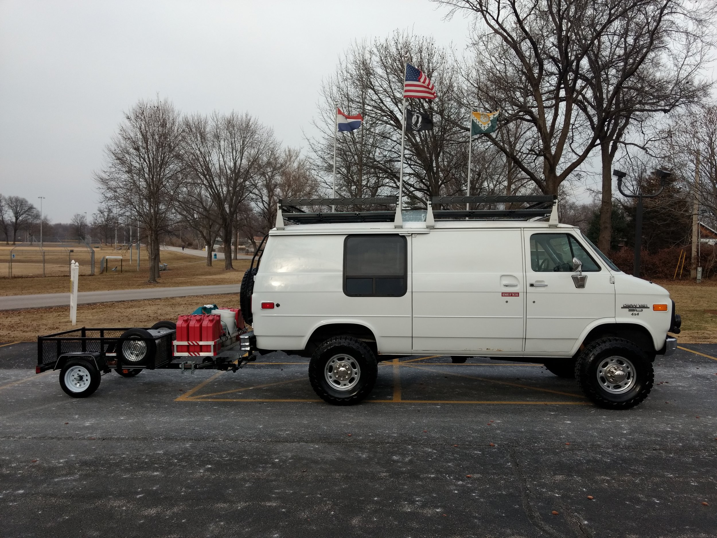 Chevy G30 1 Ton 4x4 Van — Boondocking