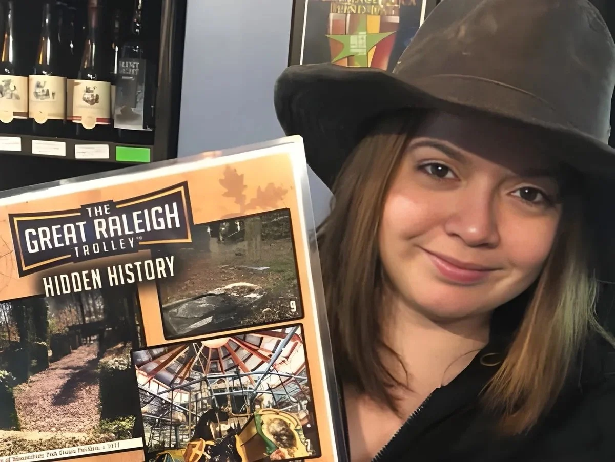 Great Raleigh Trolley Historian Heather Leah