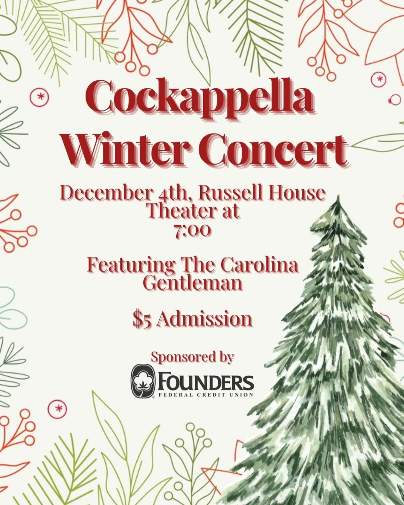 ITSSSS TIMMMEEEEEE🎄

Join us for our winter concert!

#sing #acappella #concert