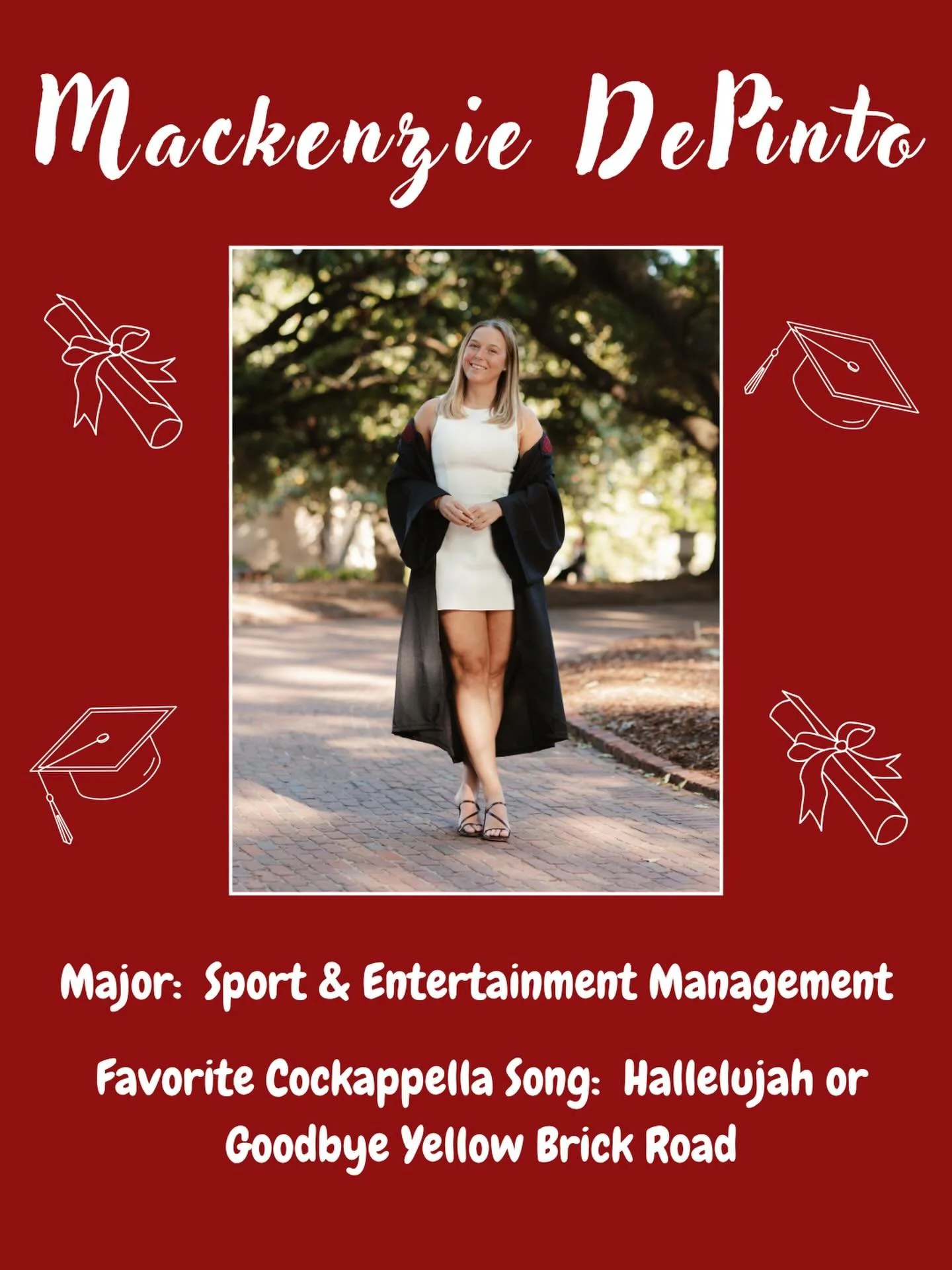 🙌 SENIOR SPOTLIGHT 🙌 We are so proud of our former president, Mackenzie! Following graduation, Mackenzie will be heading to Boston to begin her career as an Inside Sales Representative for the Boston Celtics! We can&rsquo;t wait to see all of the w