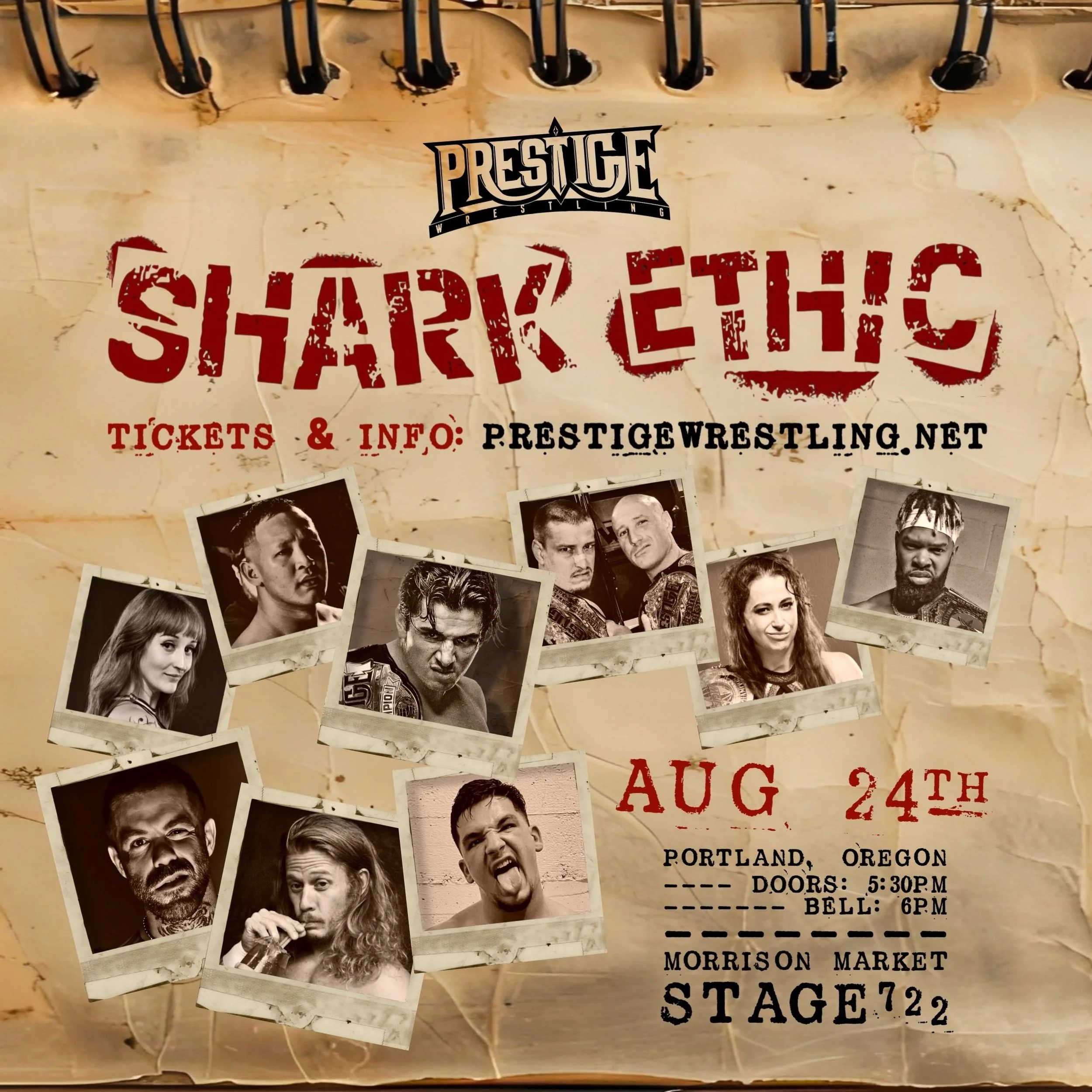 8/24 - PORTLAND, OREGON (SHARK ETHIC)