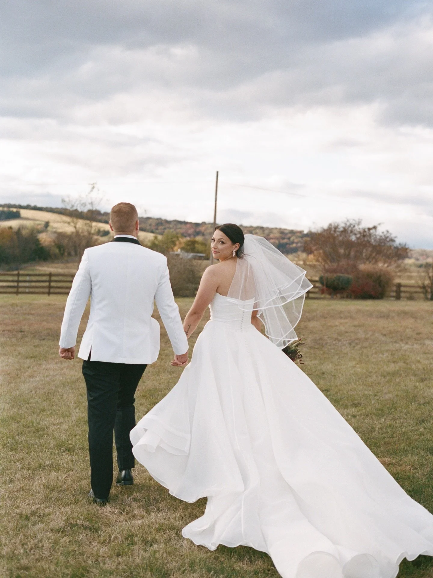 Mariah &amp; Chris 🖤 they know how to throw a party! Was so tempted to get on the dance floor myself. Even Mariah&rsquo;s grandfather got down to it. Their whole day was a whole lotta fun :)

Second shooter: @makenzietaylorvisuals 
Venue: The Barn a