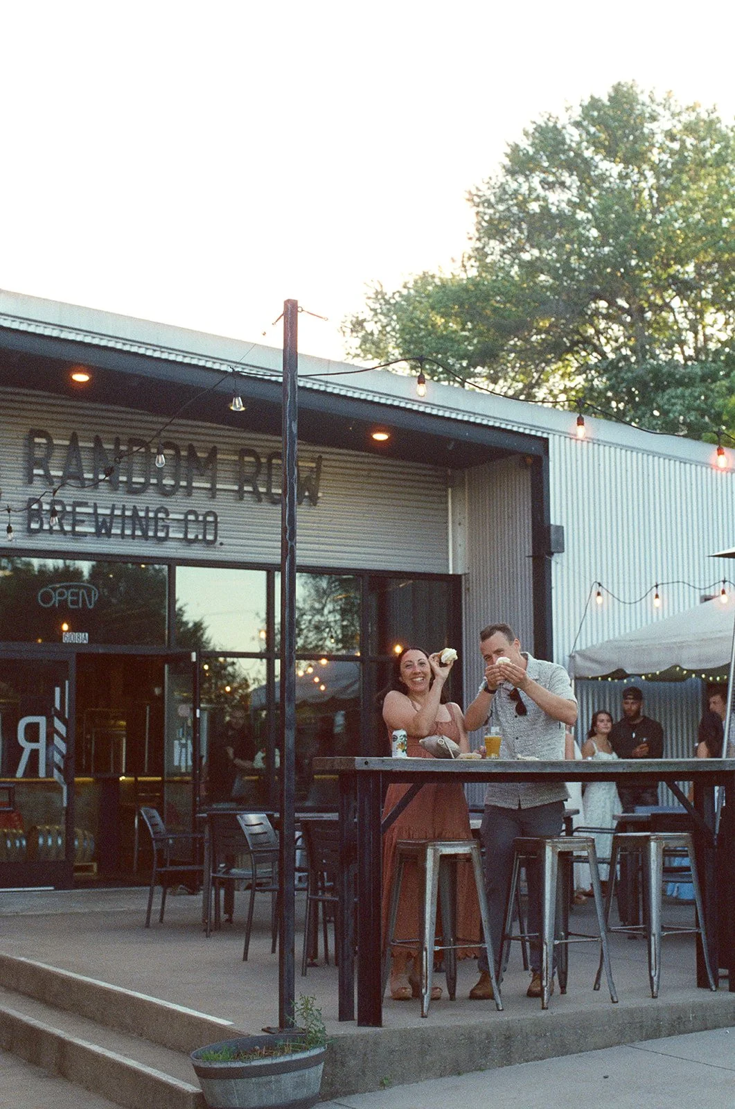 random row brewing co wedding