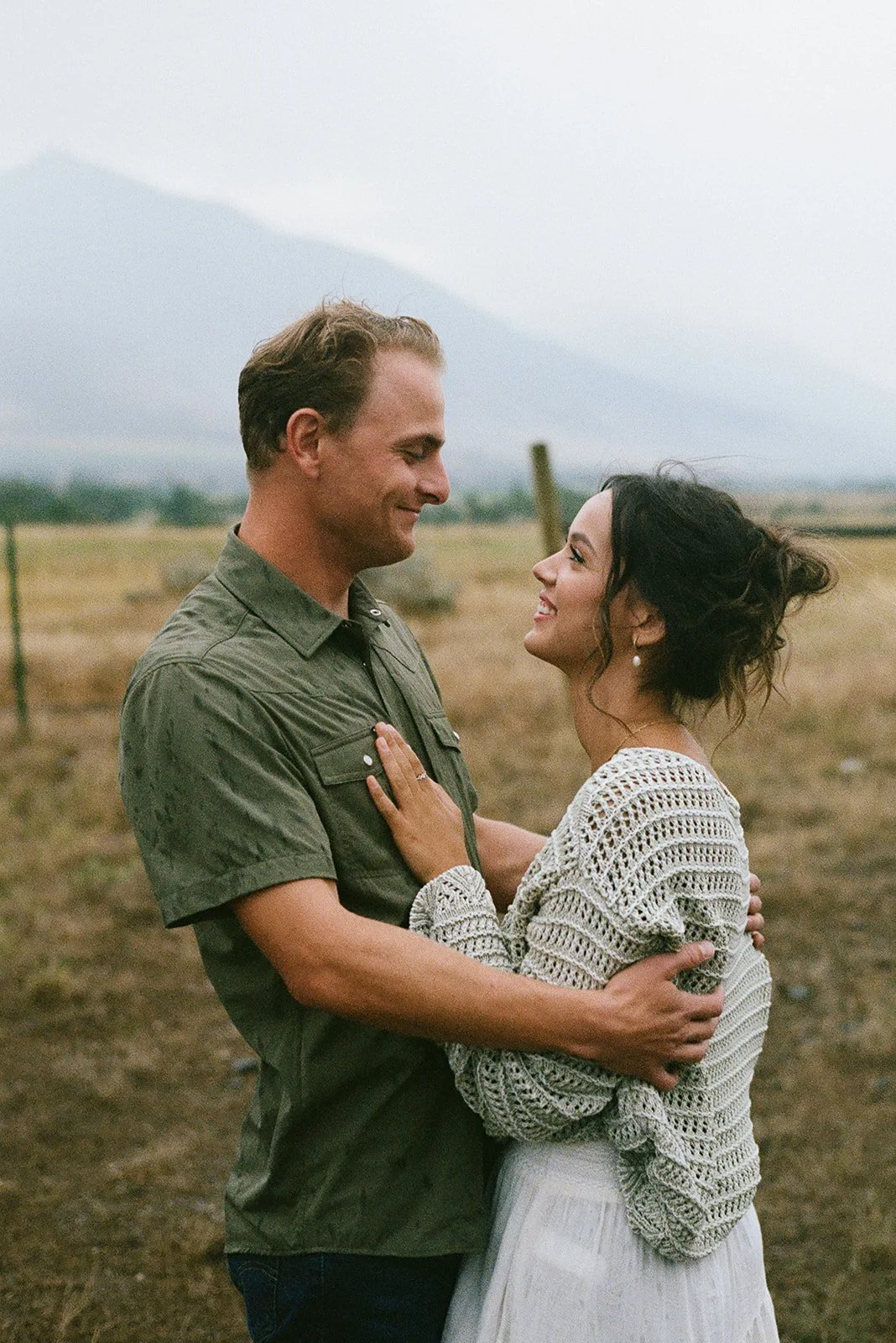 hyalite reservoir montana engagement session