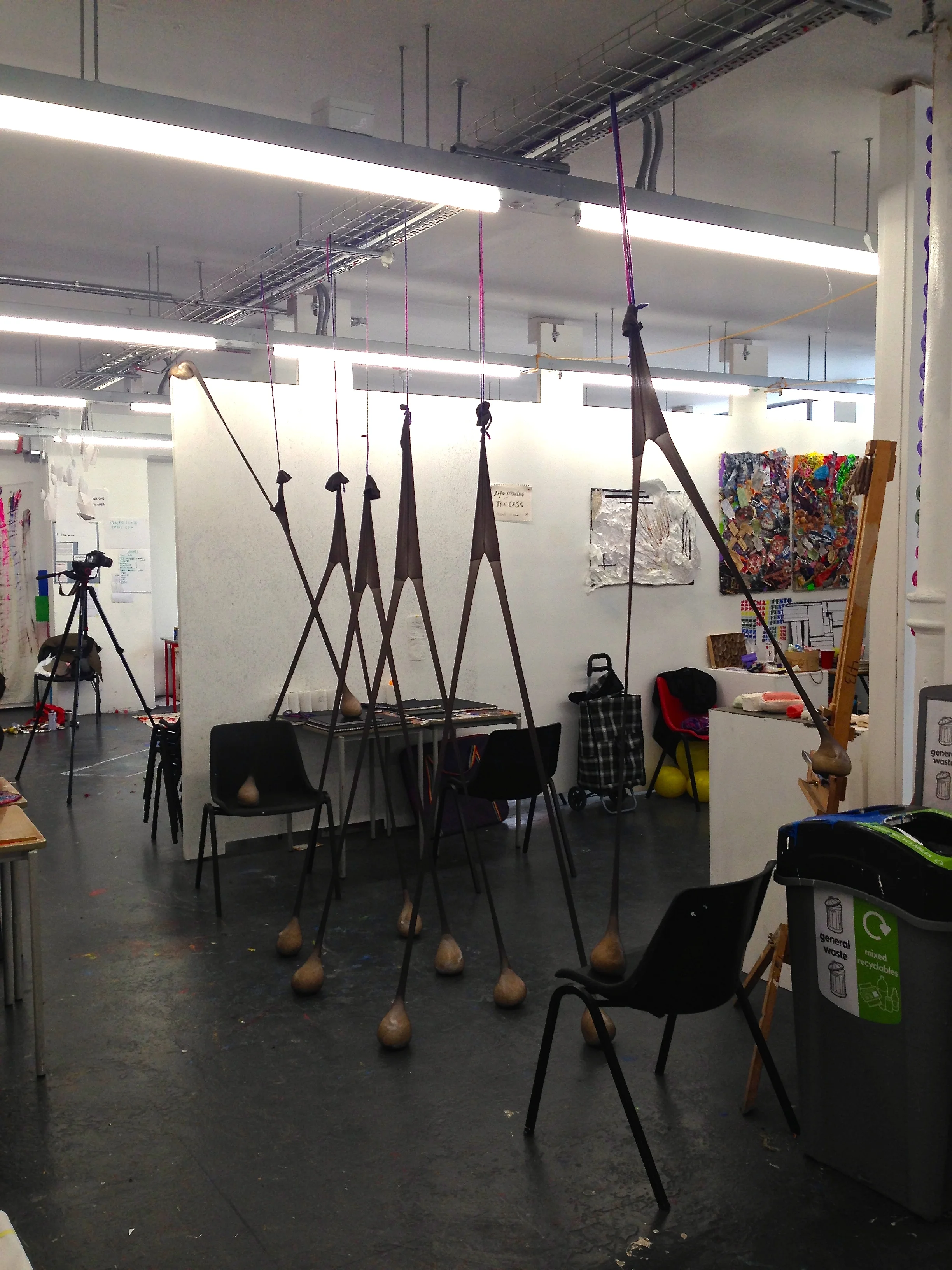 Stretch, at the studio