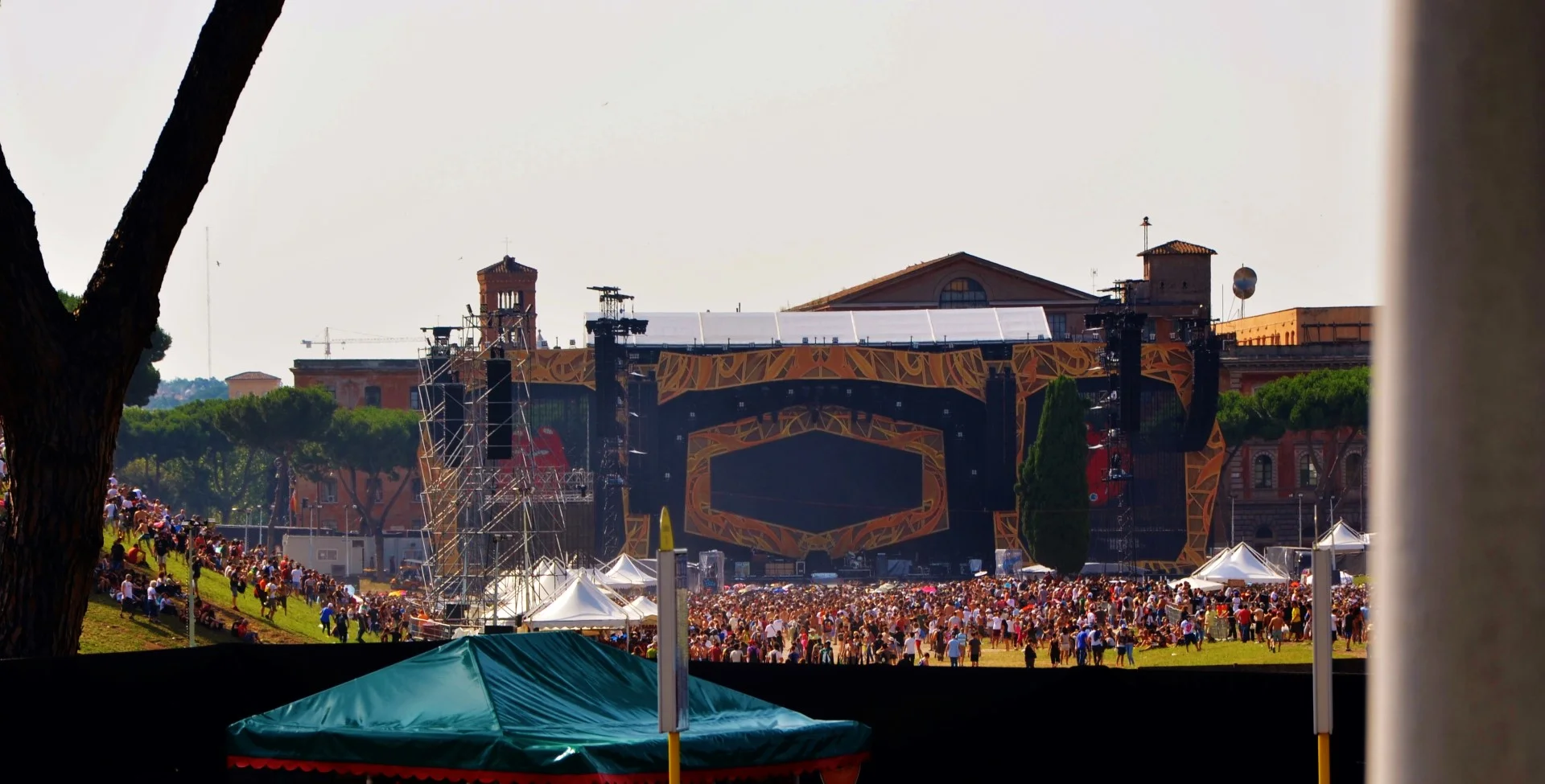   Rome -Circus Maximus -Rolling Stones Concert Stage   