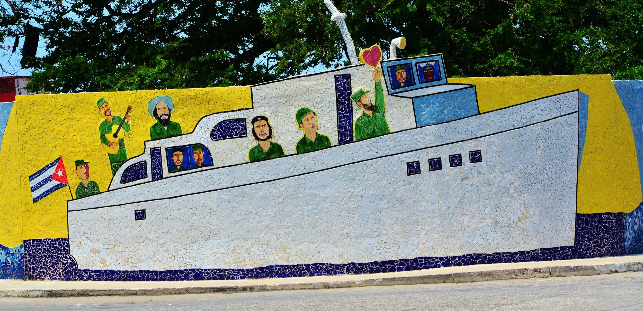   Tribute to the Castro led revolution in the late 50’s   