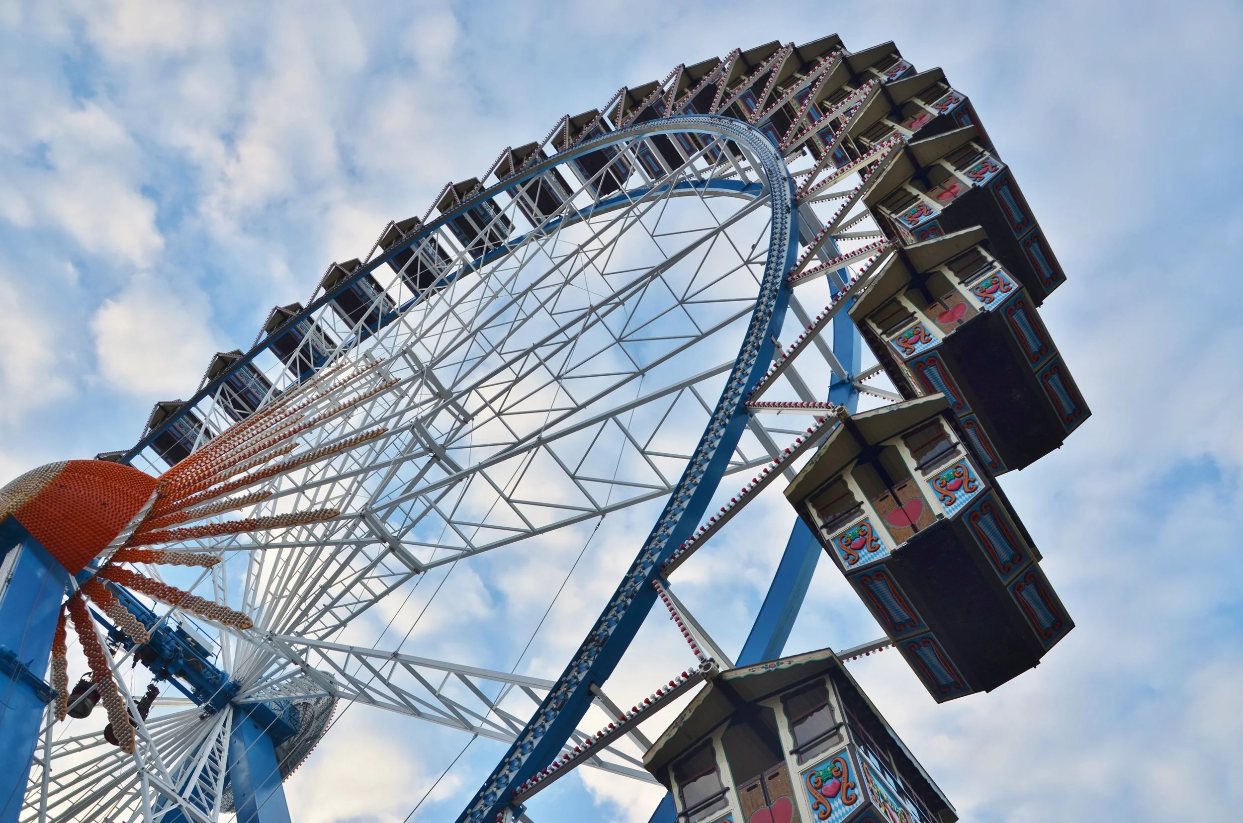   Gingerbread House Ferris Wheel Oktoberfest-Munich   