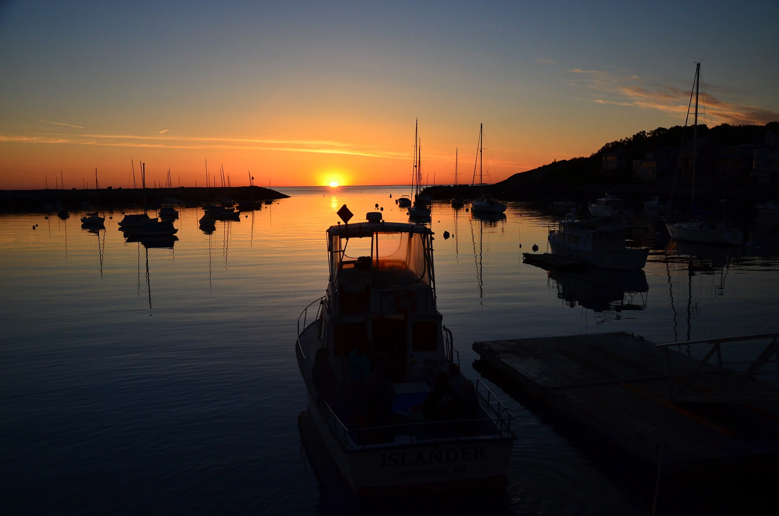   FIRST BOAT OUT GETS READY   