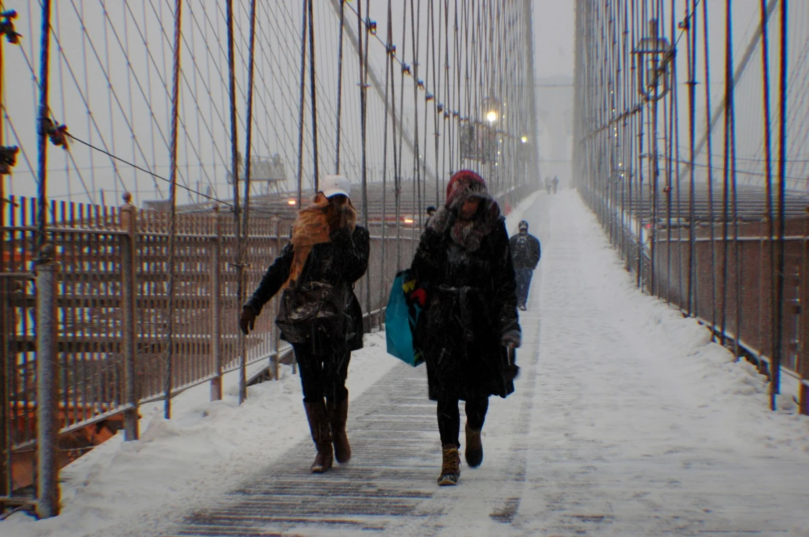   Brooklyn Bridge White Out   