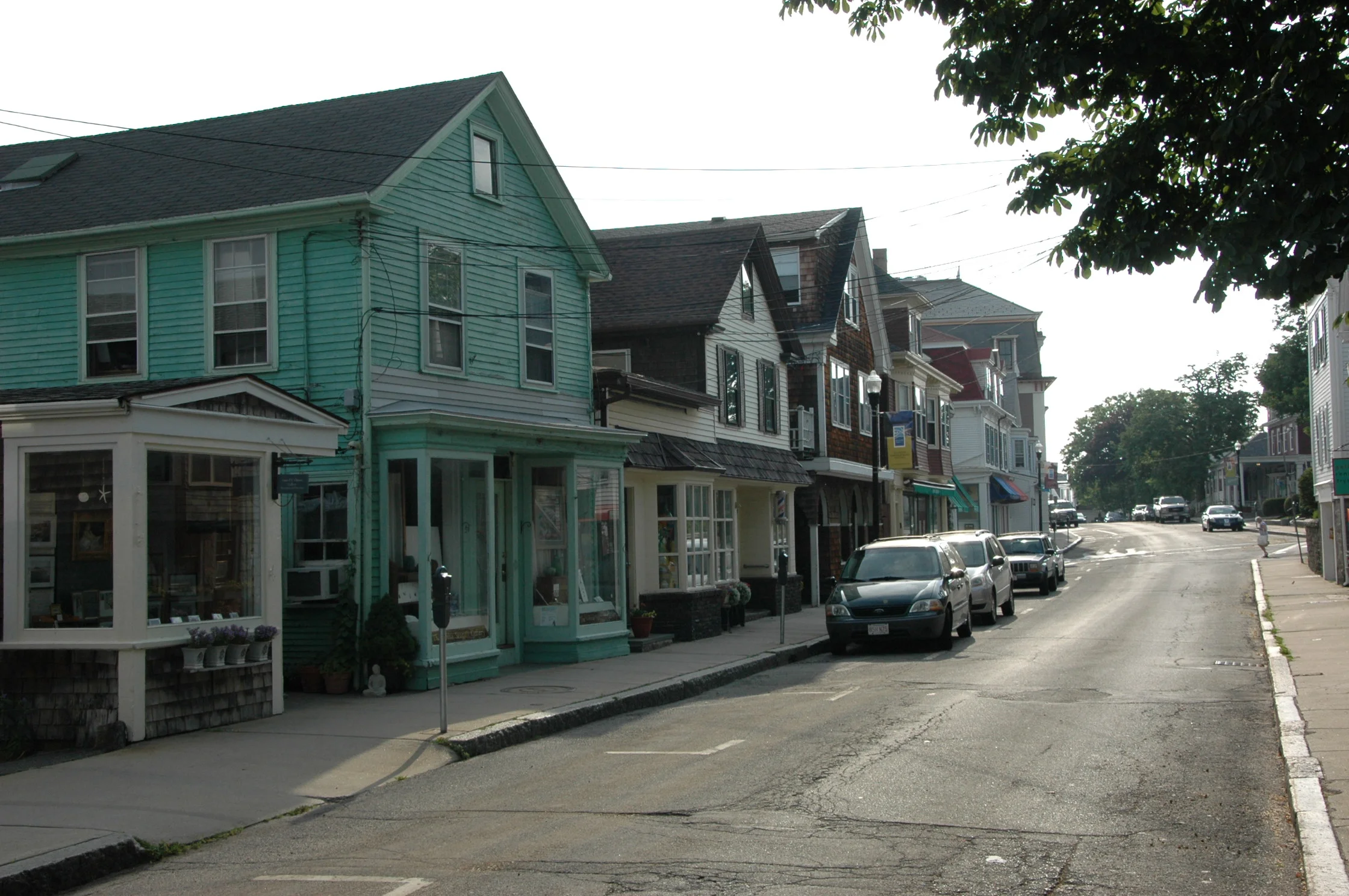   Main Street —Now the Teal Green building is where  Paul and May Malloy lived    