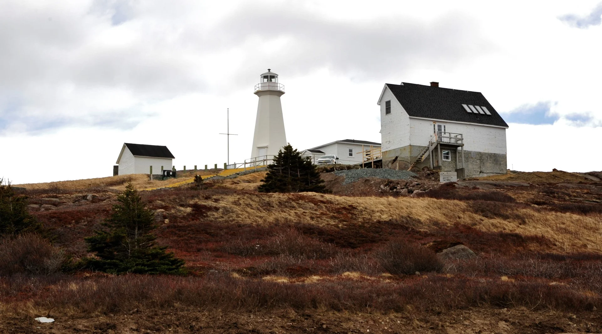   Lighthouse and keepers quarters   