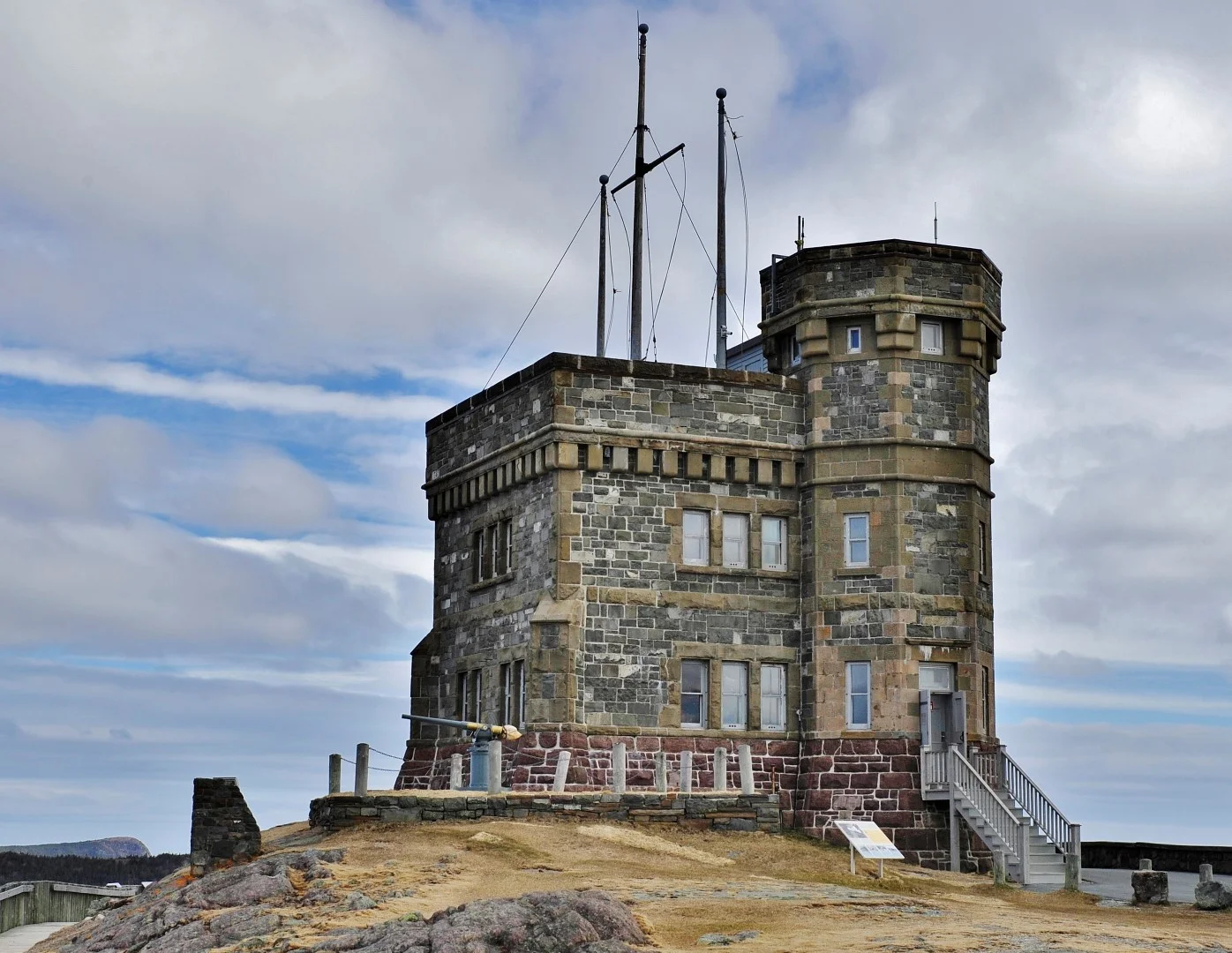   Cabot Tower -Signal Hill -First Transatlantic wireless cable transmitted here 1901  