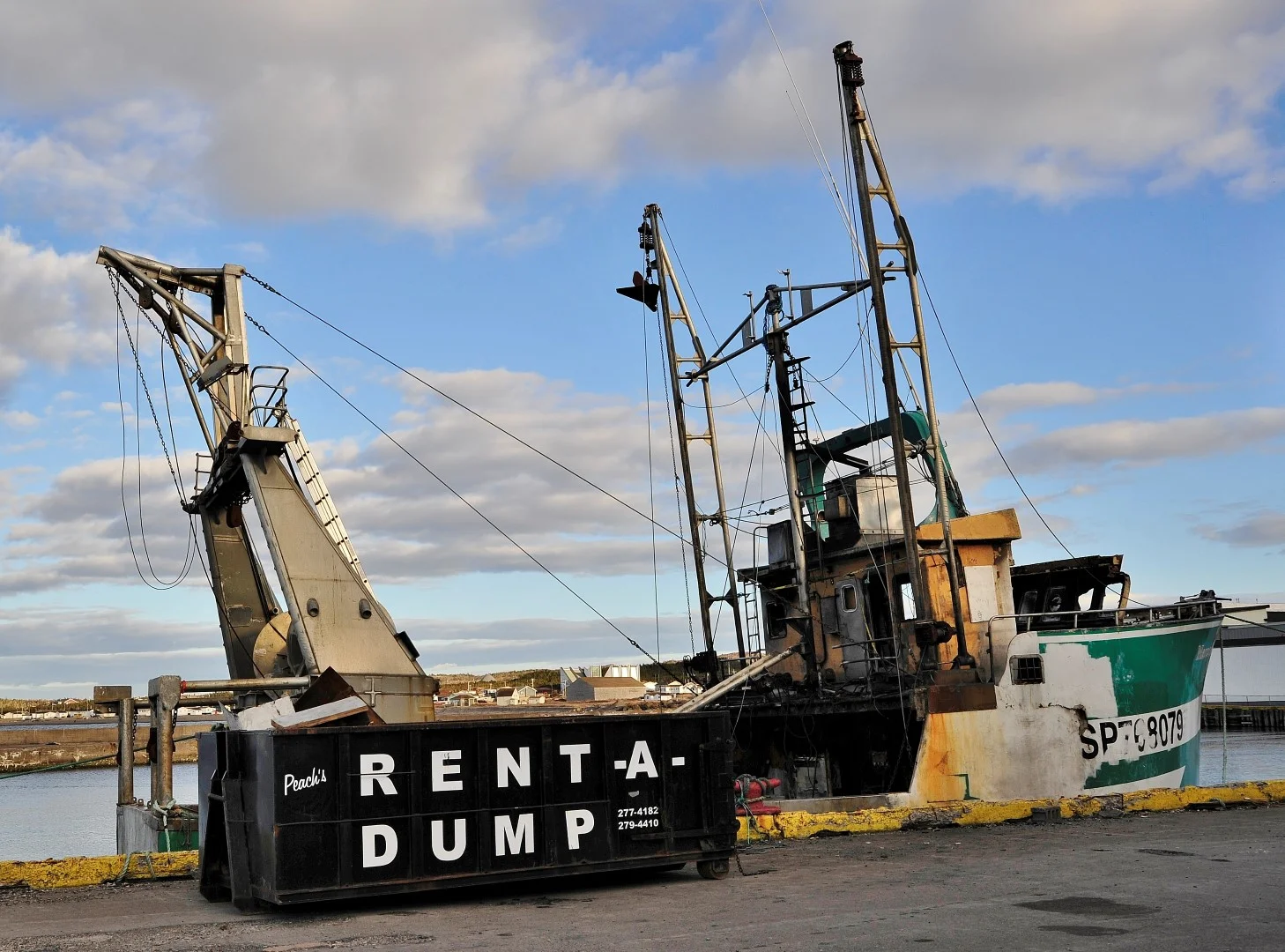   Do you think the name on the dumpster was a coincidence ?   