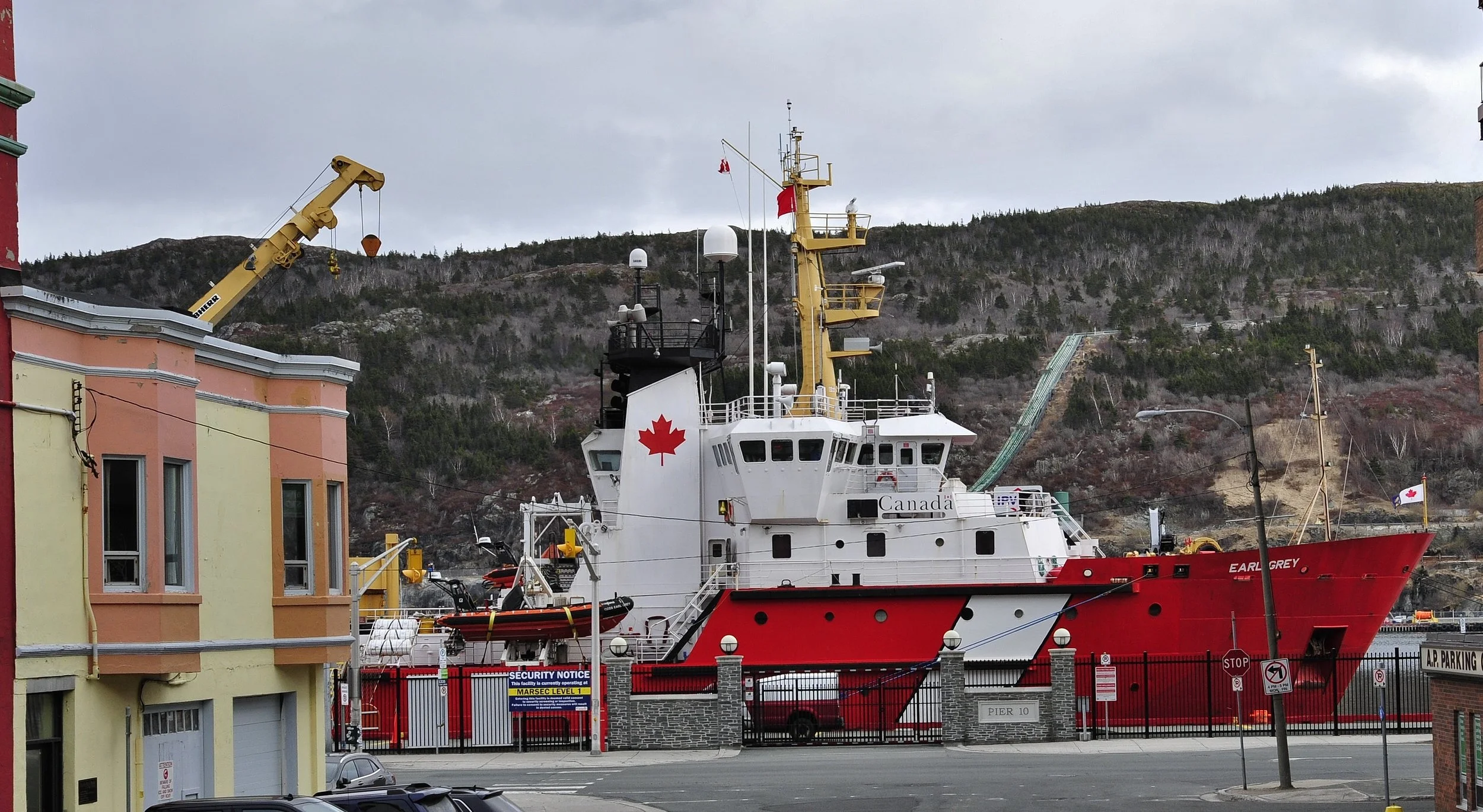   LOOKING DOWN FROM GOWER STREET TO ST JOHNS HARBOR   