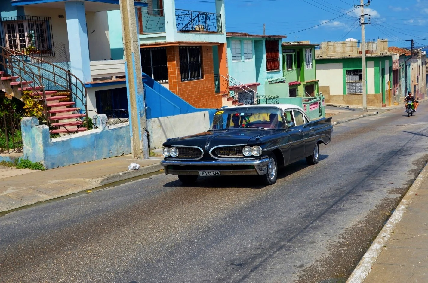   Mantanza's/Cardenas area—The vintage cars  and trucks are everywhere and still running in spite of the 40 plus year embargo   