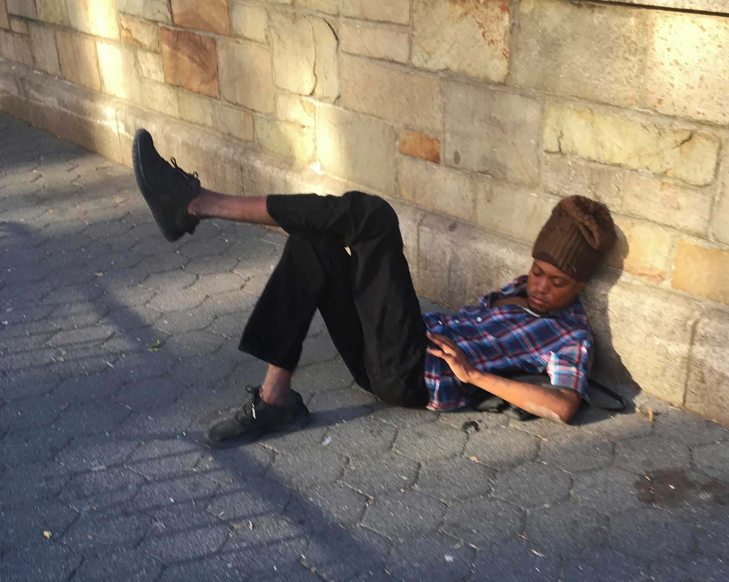   Nap Time —as good a place as any I guess   