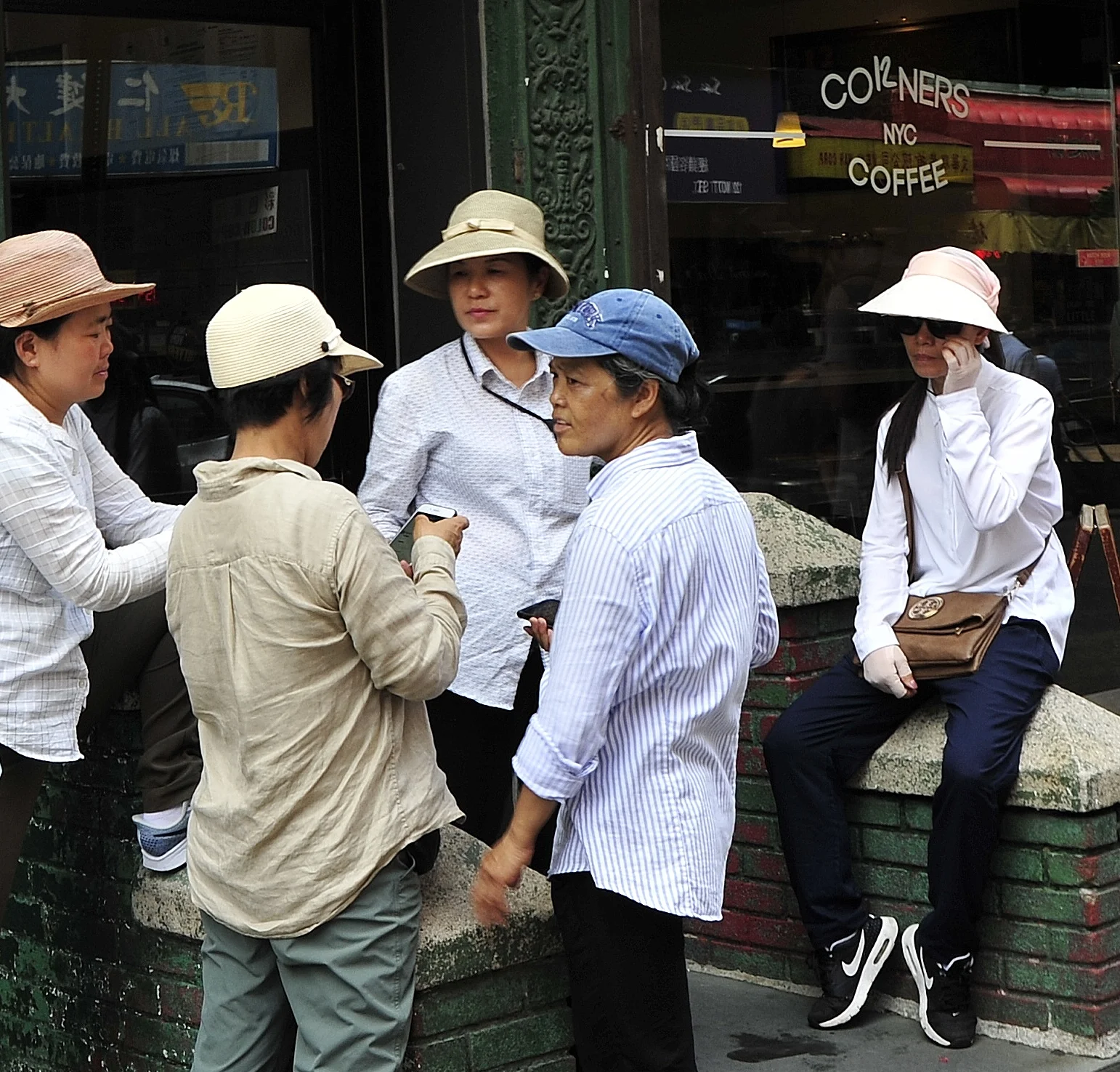   Chinese tourist in Chinatown   
