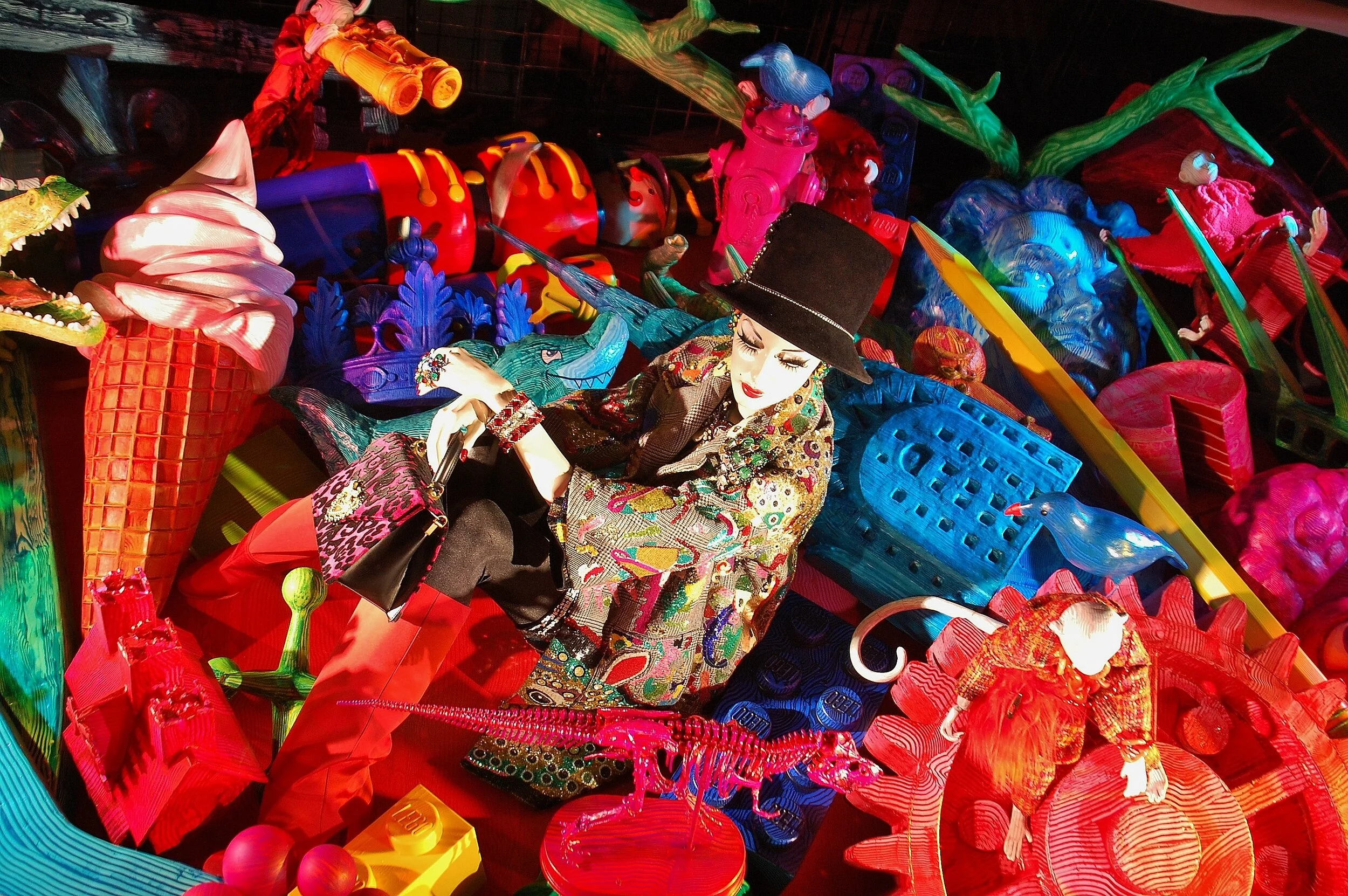  Christmas window Bergdoff 5th Ave  