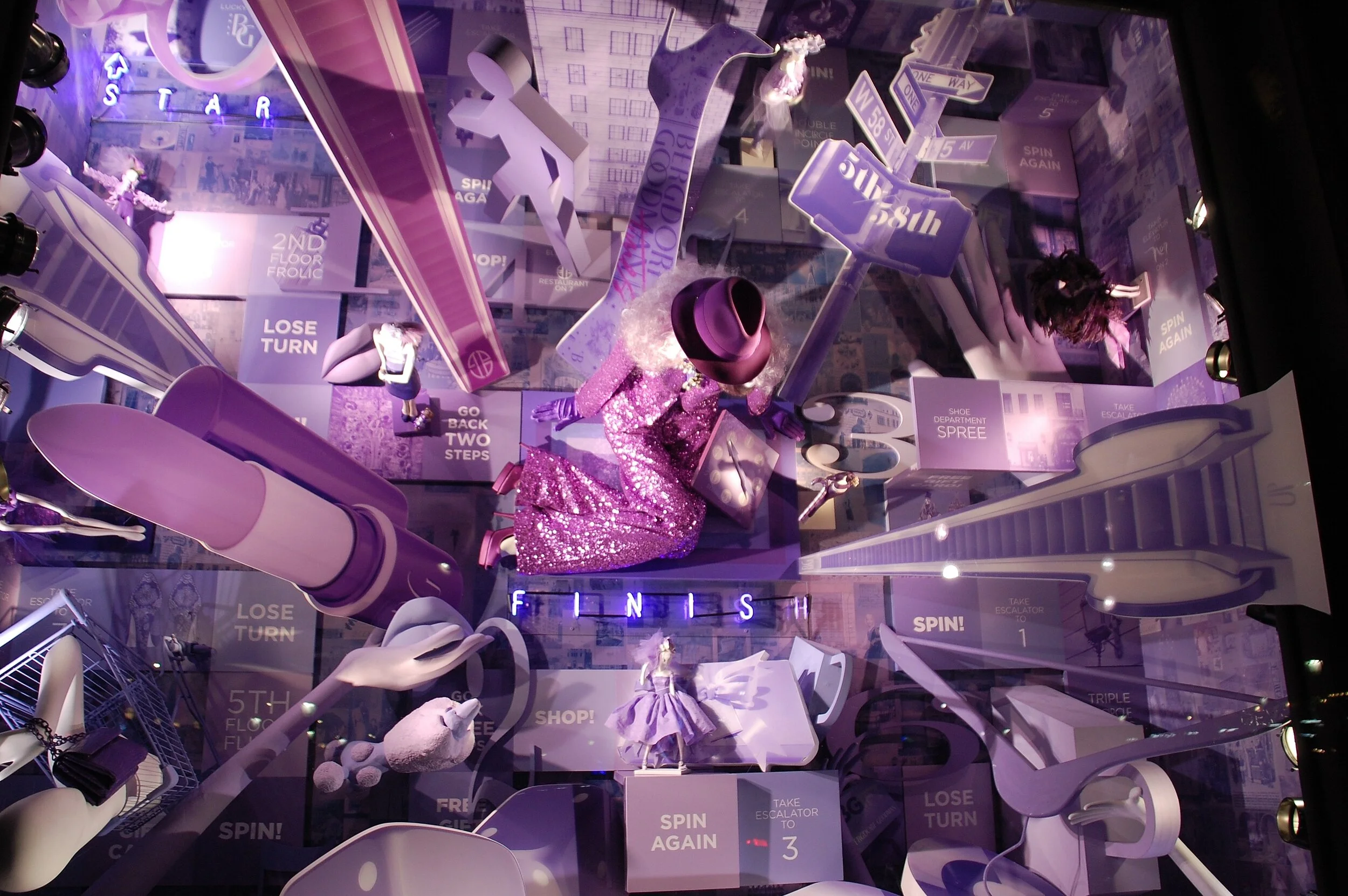   Holiday window —5th Ave    