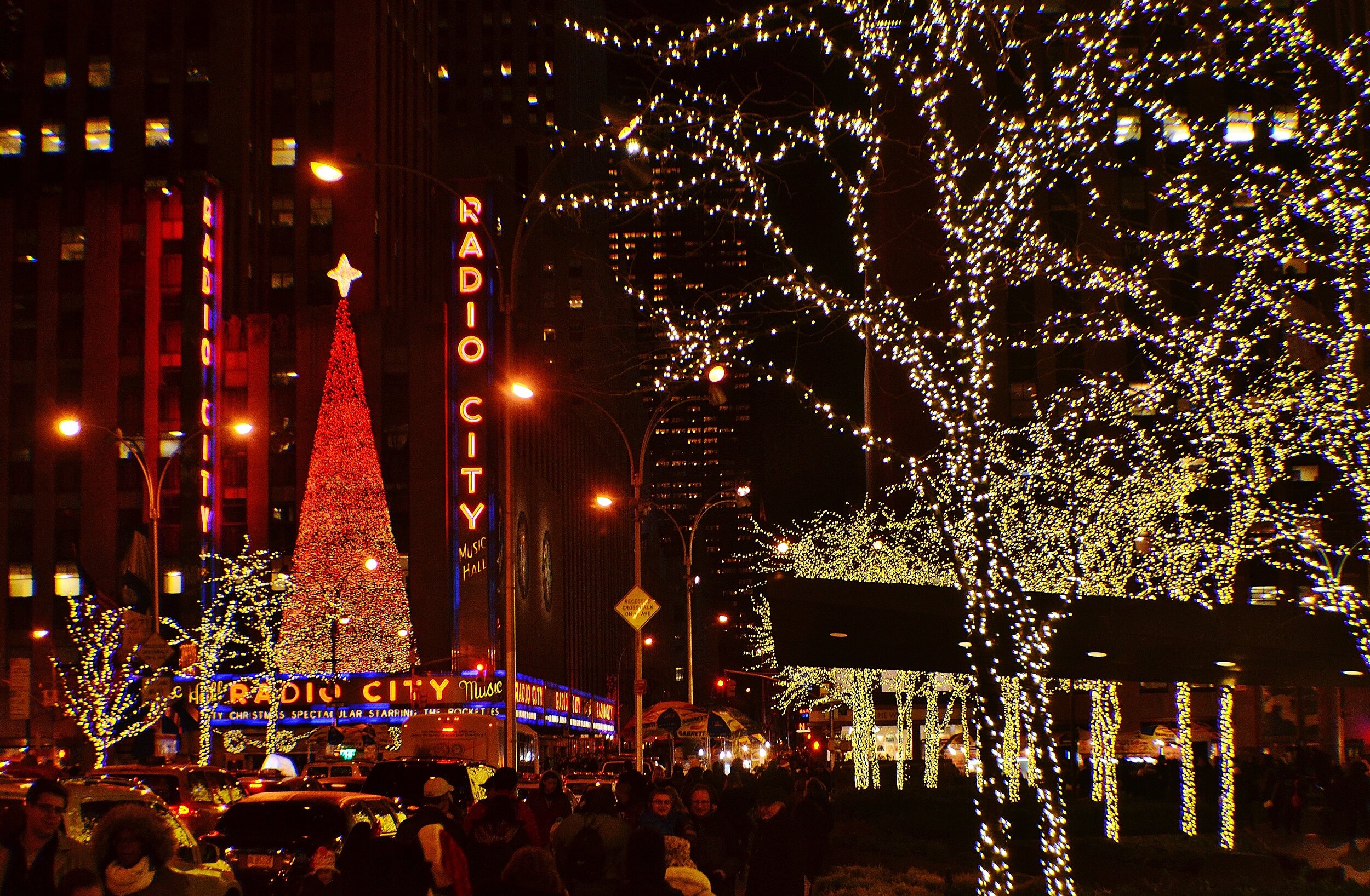   Radio City Music Hall and 6th Ave   