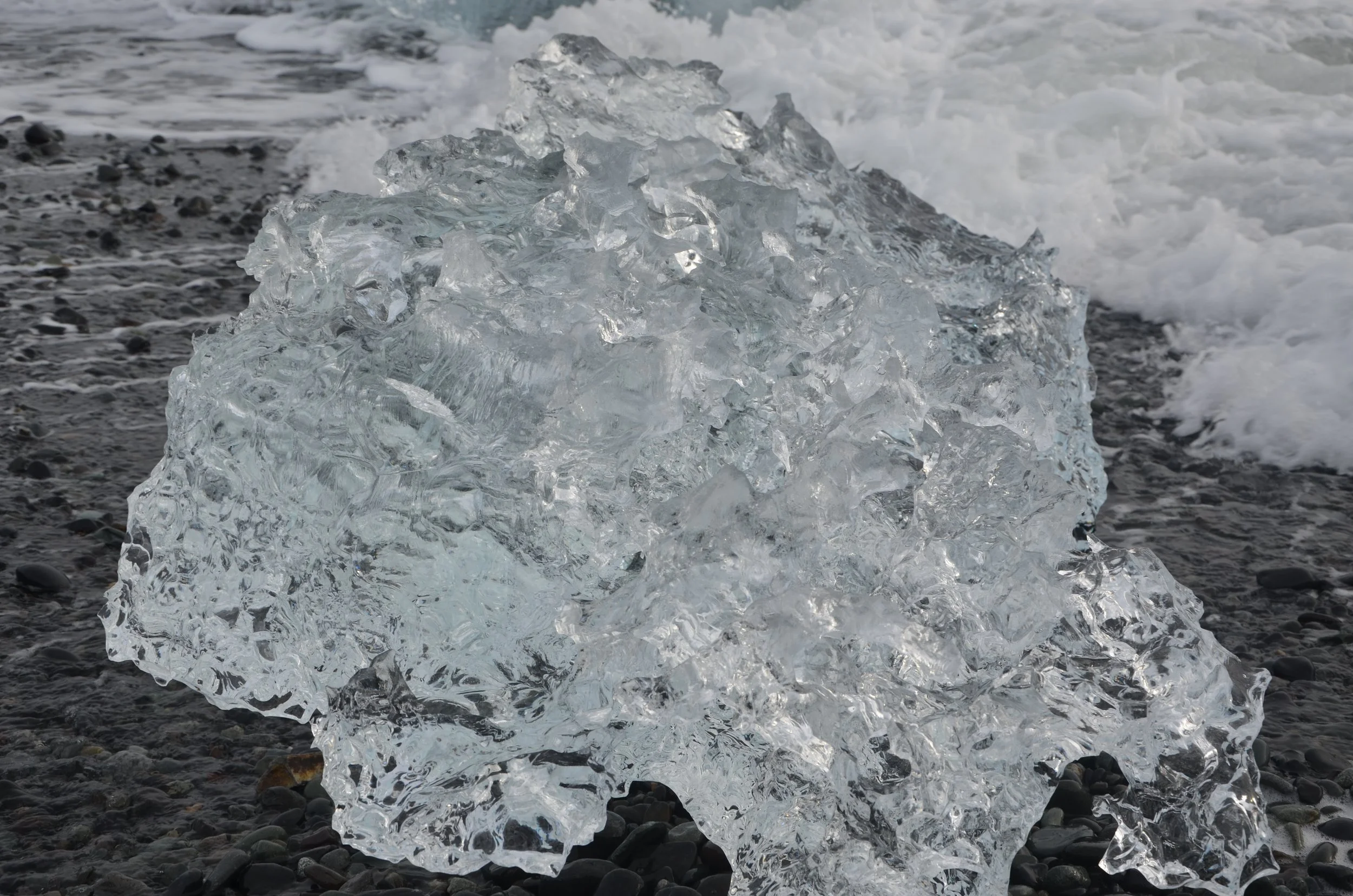   ICEBERG REMNANTS -ICELAND   