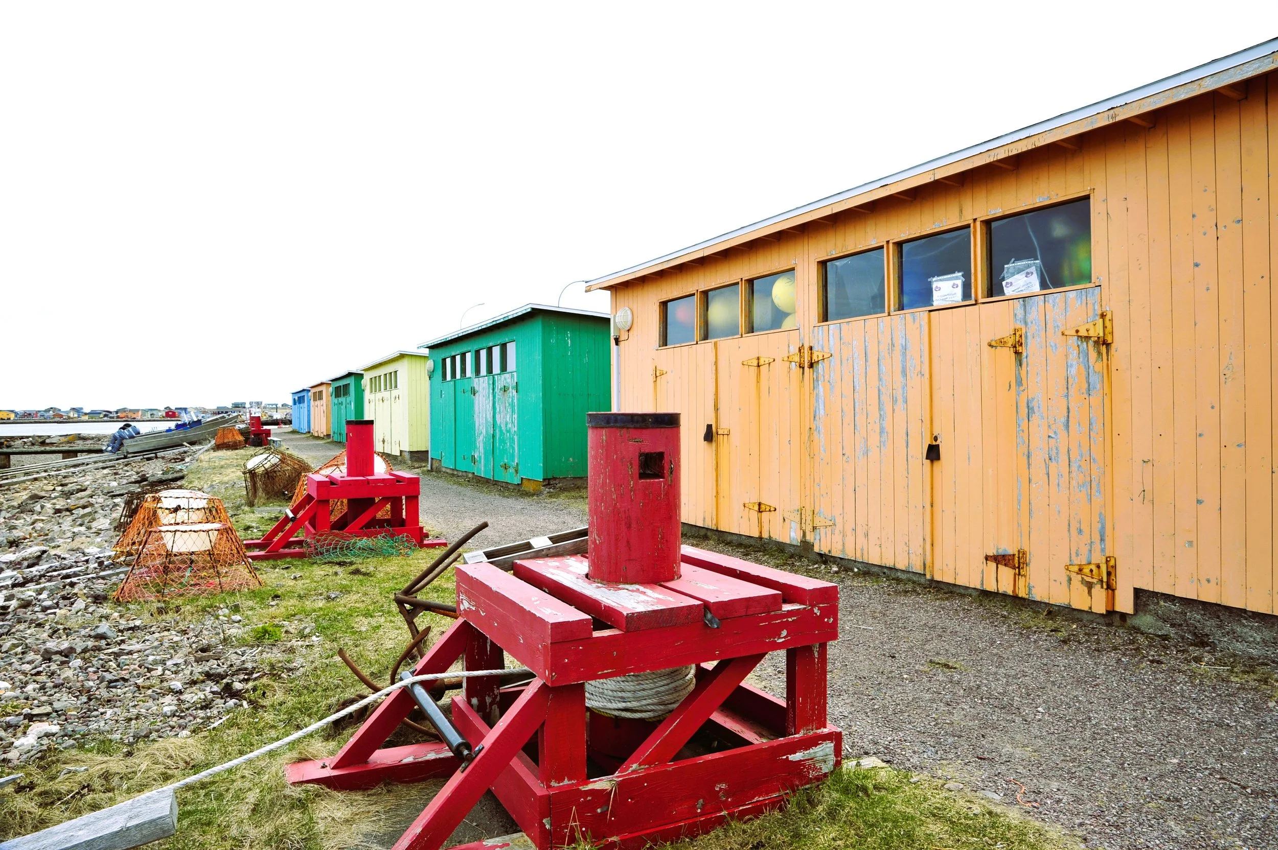  boat house and launch stations  