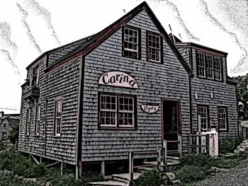 Carina House , woodcut