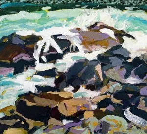 Wreck , oil on canvas, 24×22 inches, 2012