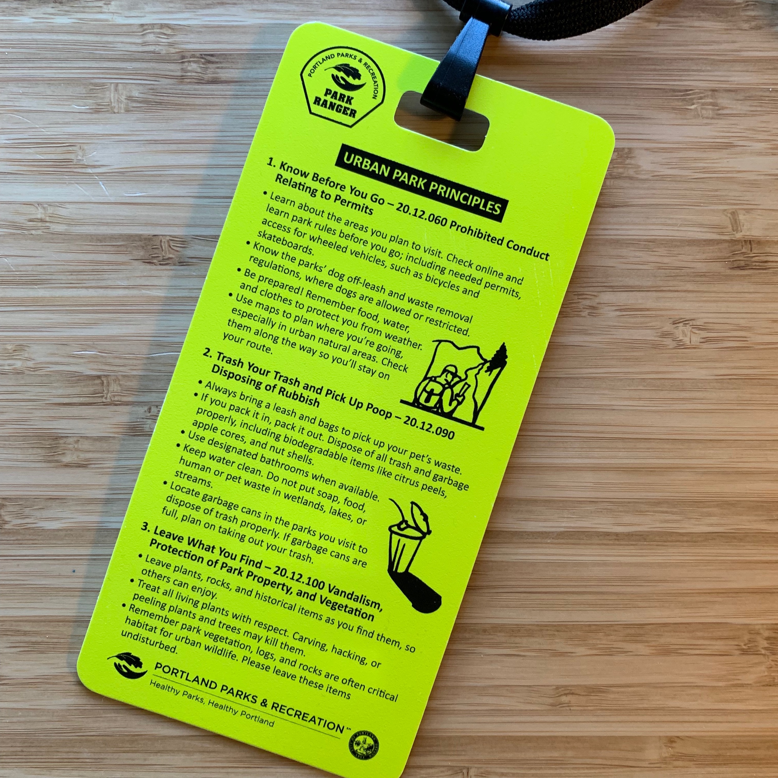  Weatherproof plastic placard 3.25" x 6.75"    