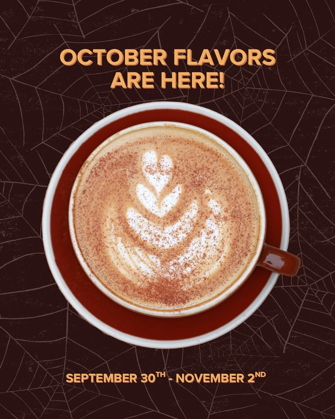 October&rsquo;s seasonal flavors are here.. witch one are you trying first? 🧙&zwj;♀️🧹🎃