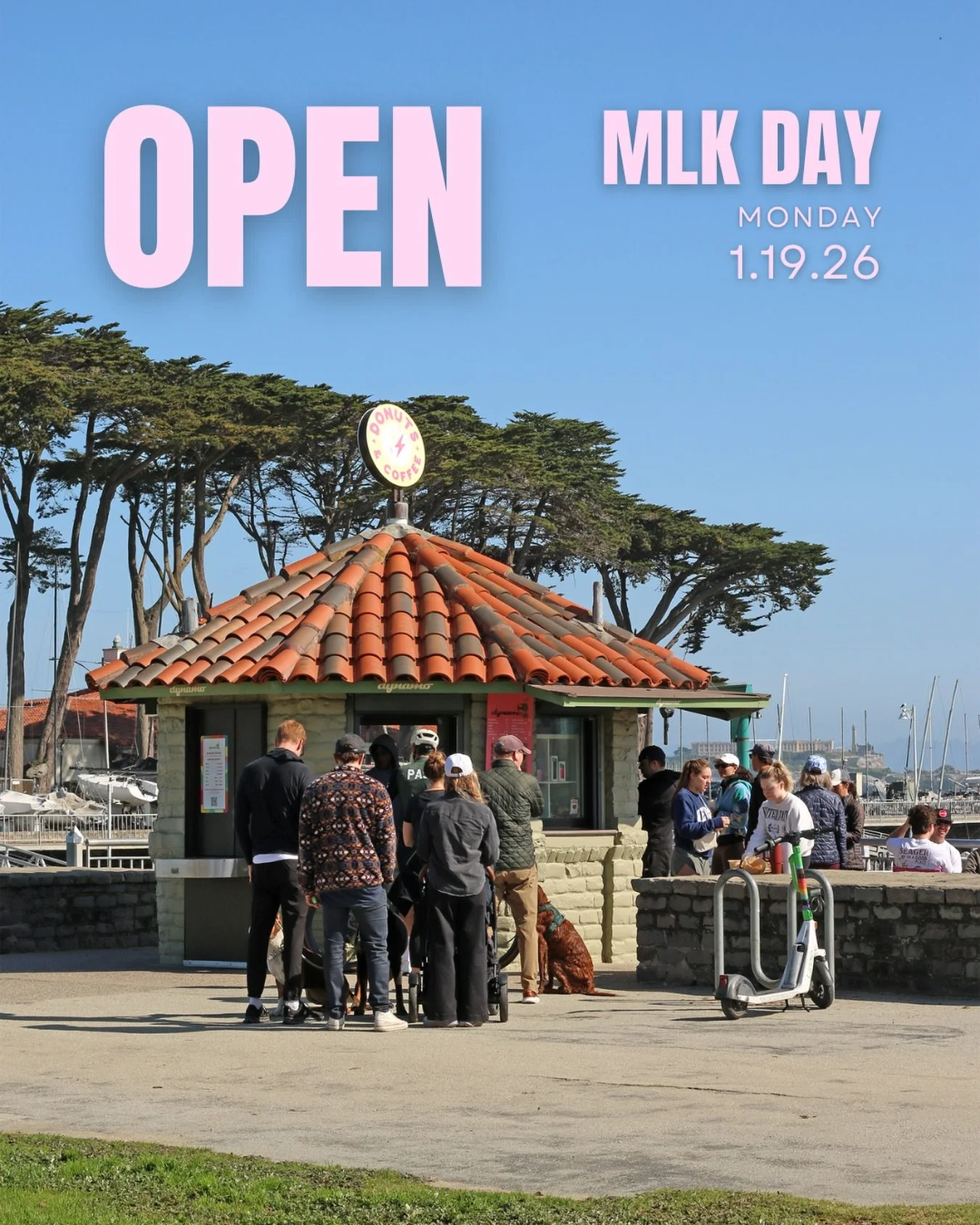 We will be open MONDAY, Jan 19th, for MLK Day 🌞