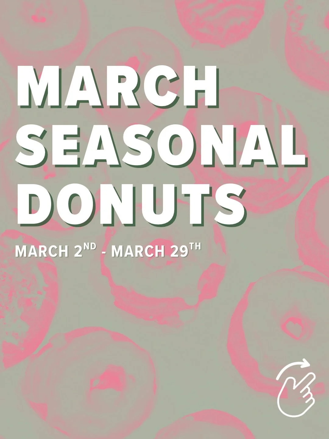 Please enjoy this delicious scroll 😋

New donuts are on the menu starting today ✨