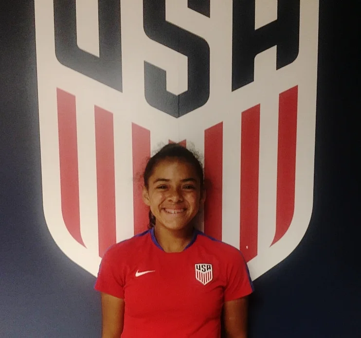 Bridgette on the US National U14 Team