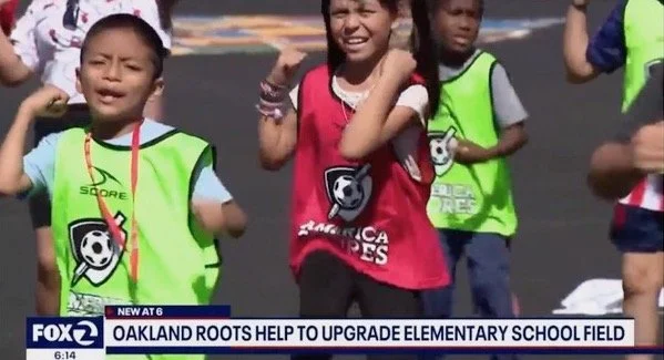 Oakland Roots &amp; Soul team up with SCORES to raise funds for a new turf field in Oakland - KTVU Fox 